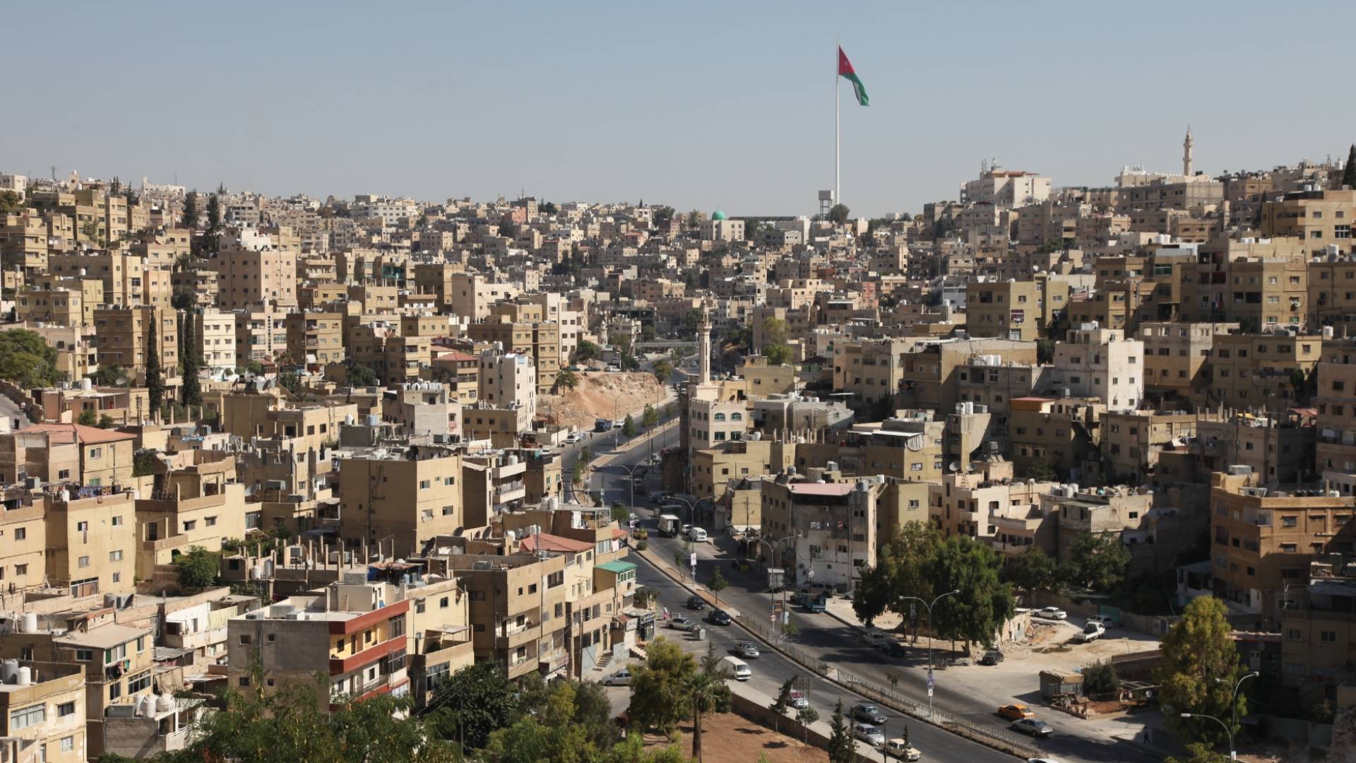 لقطة عامة للعاصمة عمان