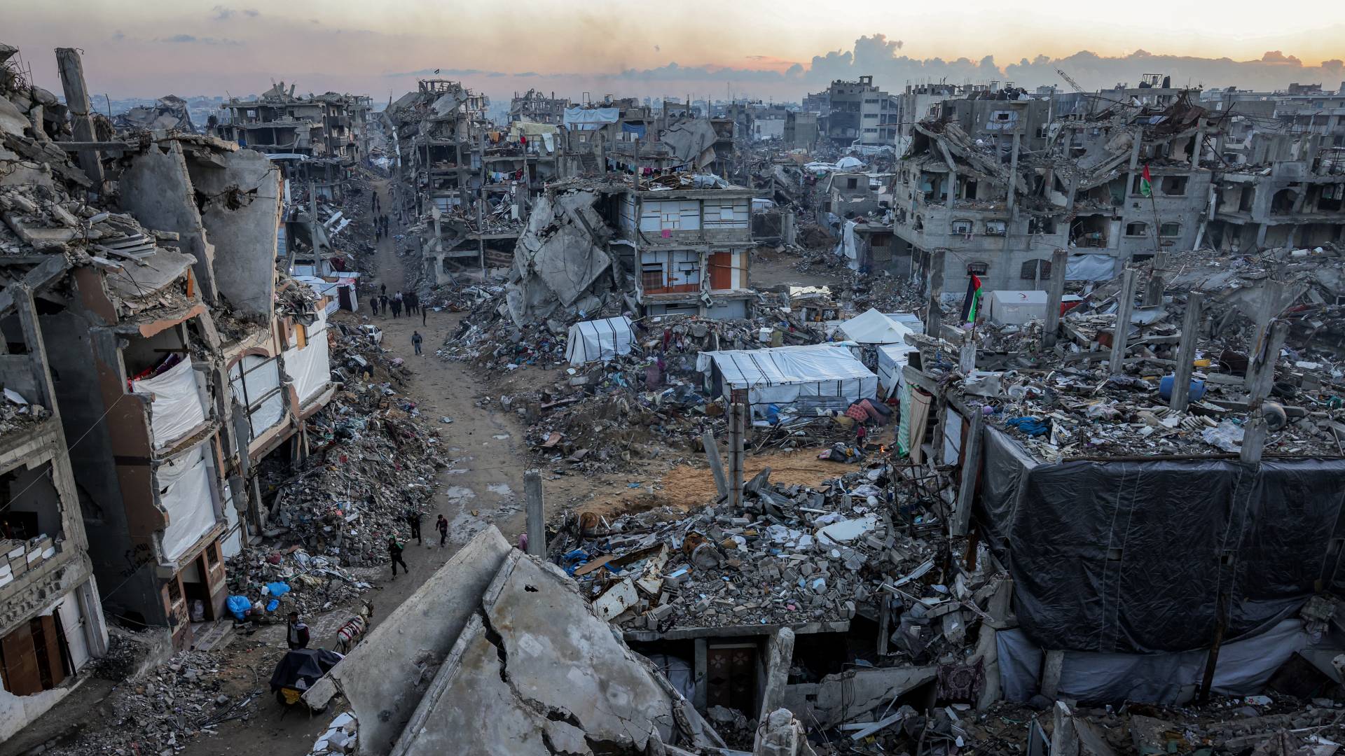 دمار مبان بغزة