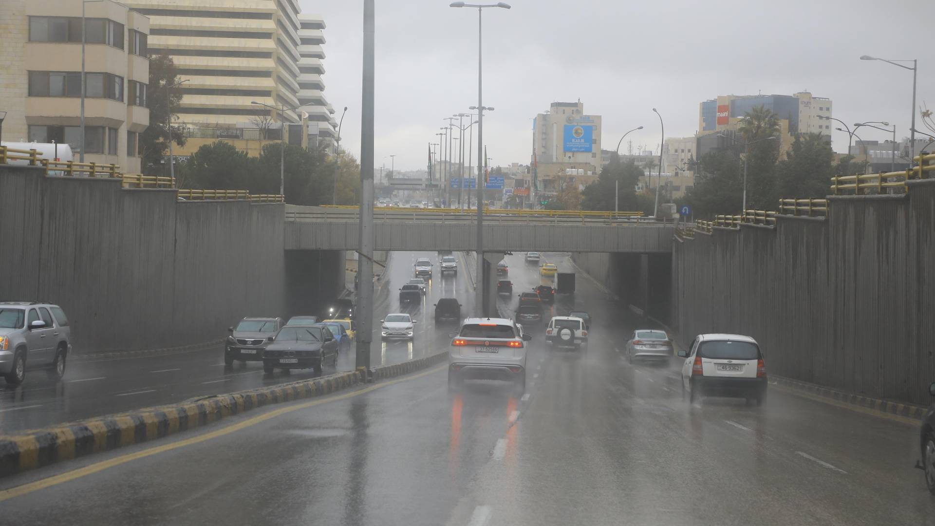 أمطار في العاصمة عمان