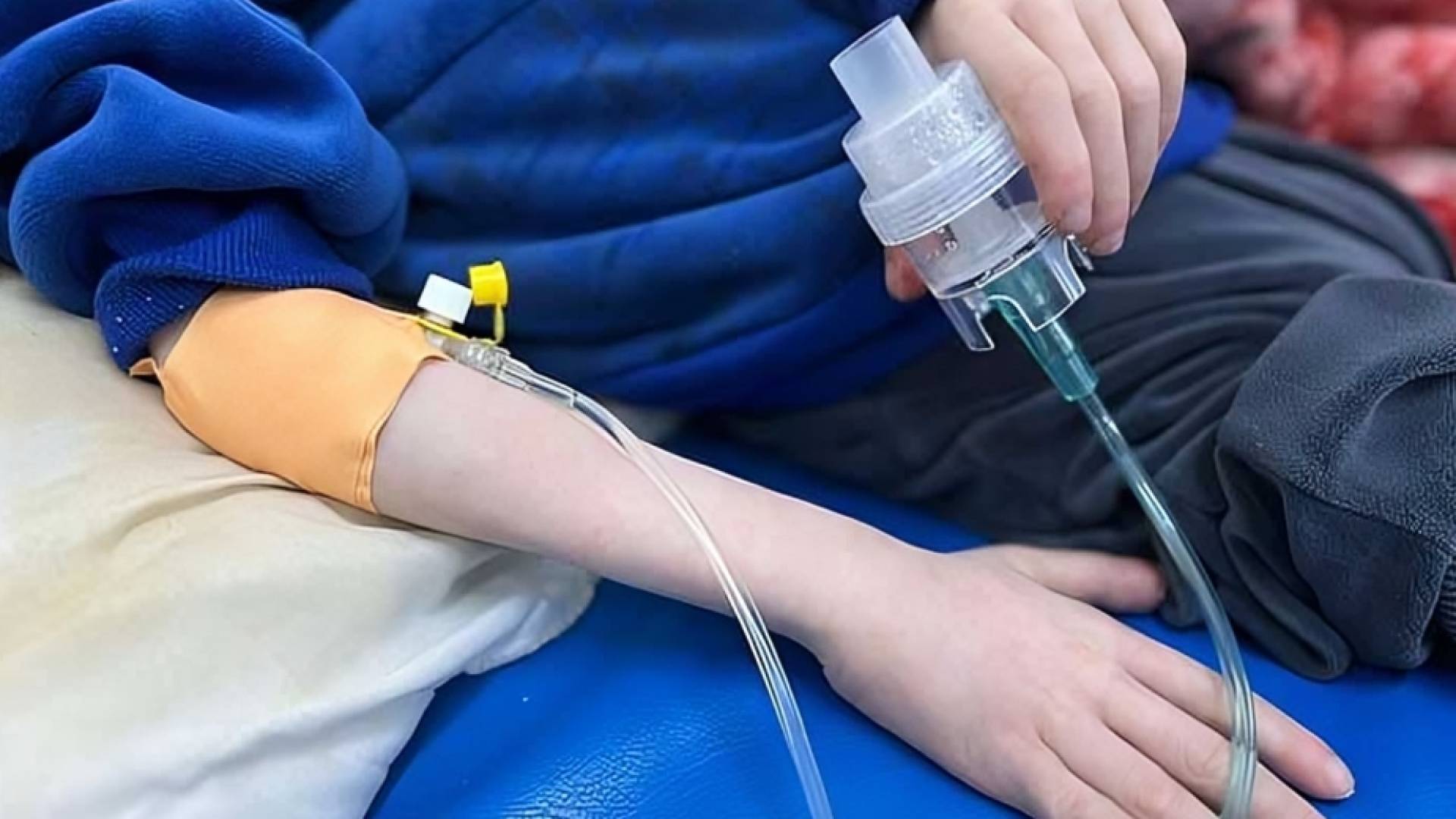 طفل مريض من غزة