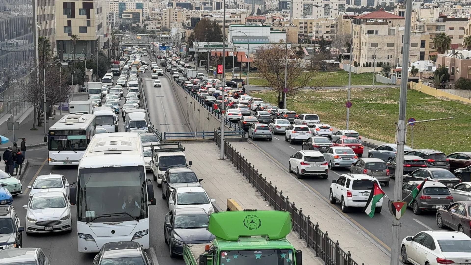 أزمة سير خانقة