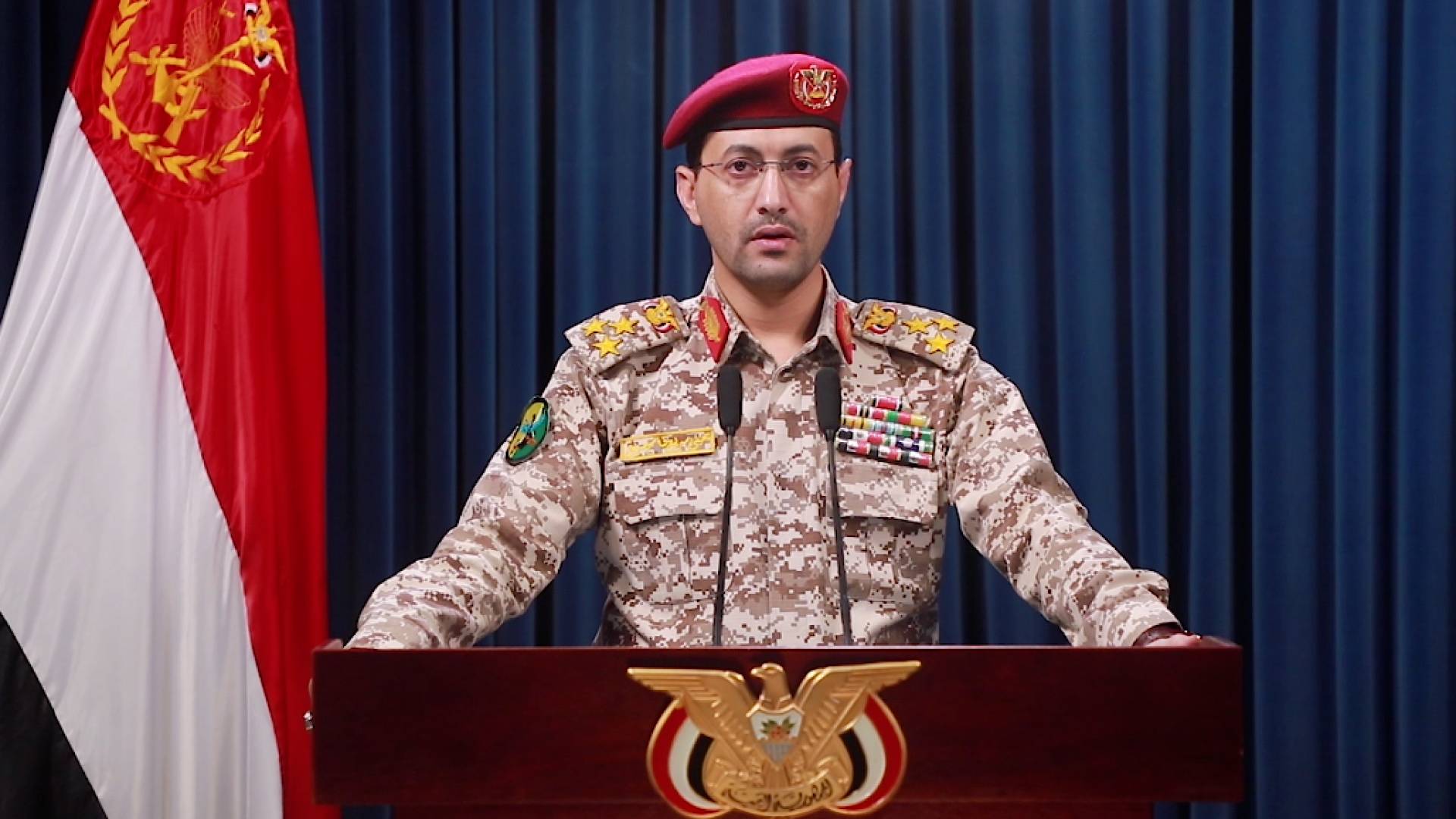 الناطق العسكري باسم جماعة أنصار الله "الحوثيين" يحيى سريع