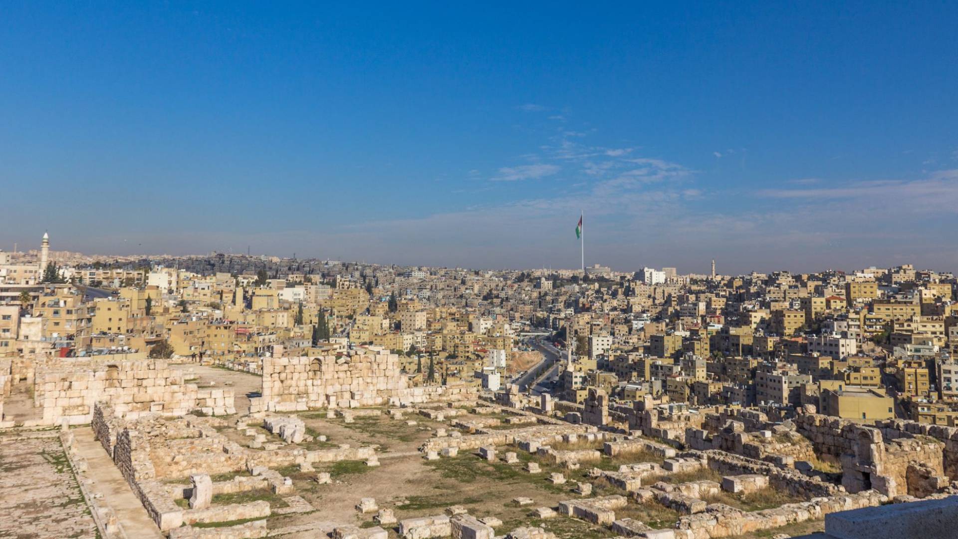 لقطة لأحد أحياء العاصمة عمان