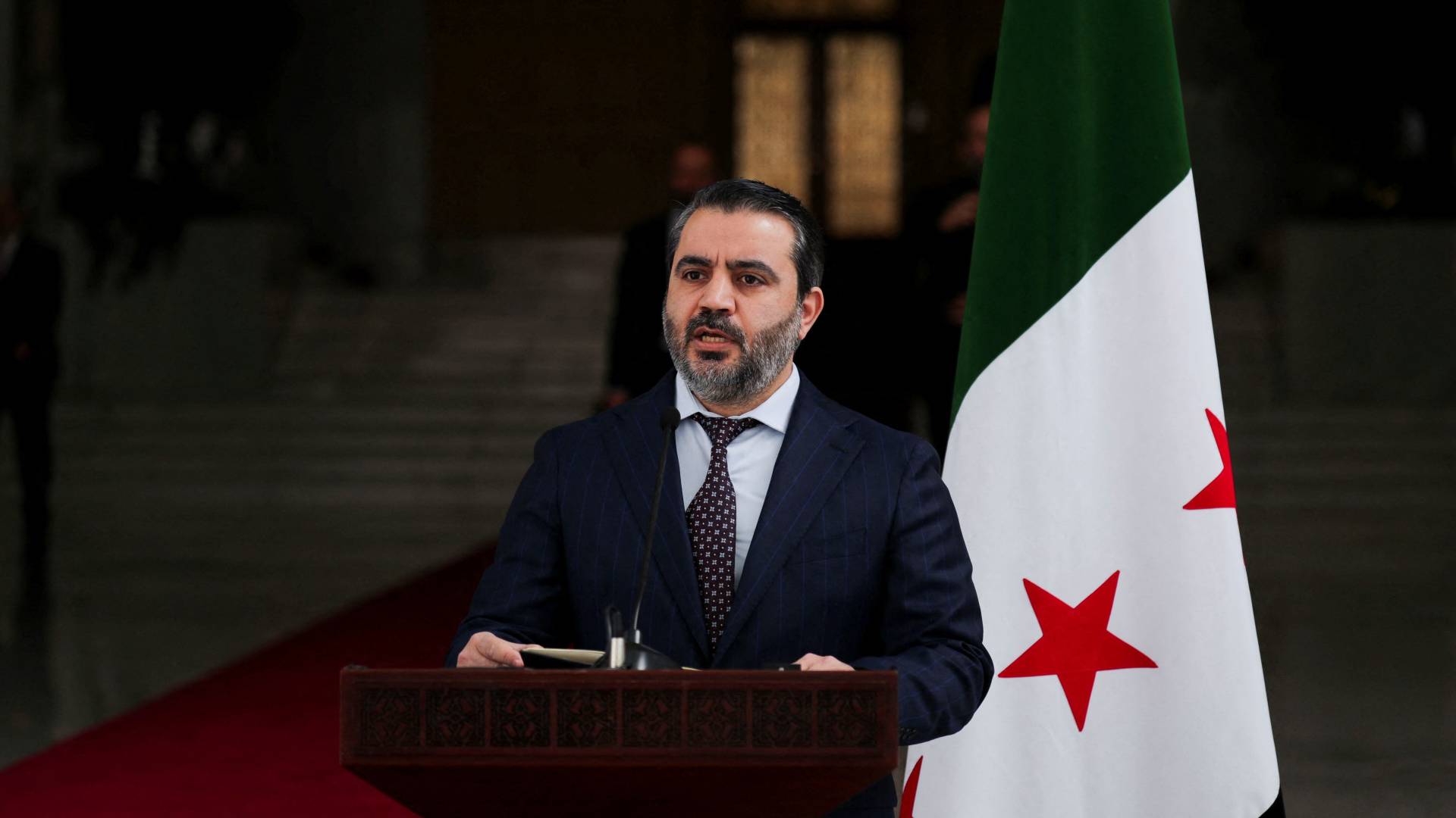 وزير الخارجية السوري أسعد الشيباني