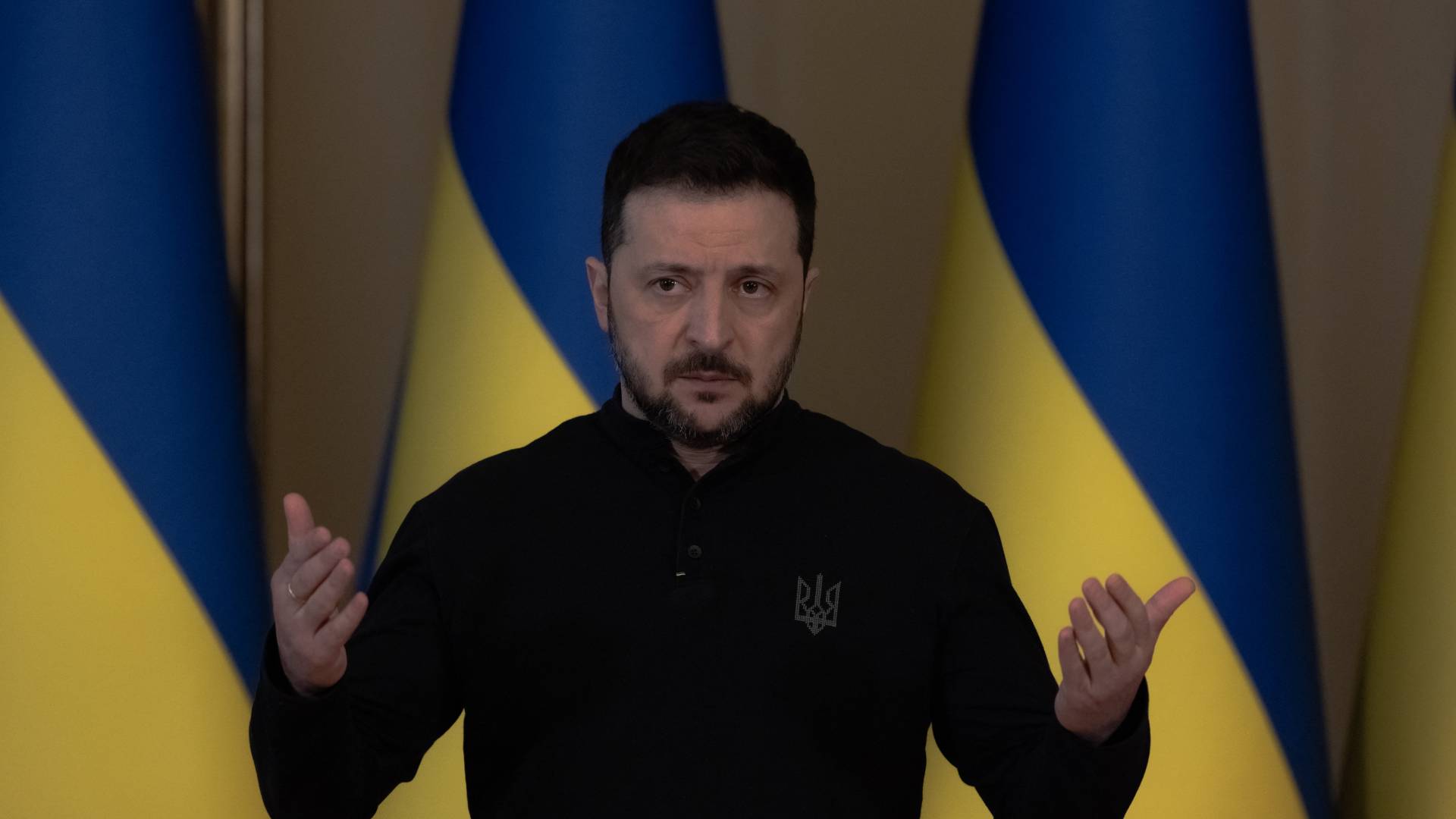 الرئيس الأوكراني فلاديمير زيلينسكي