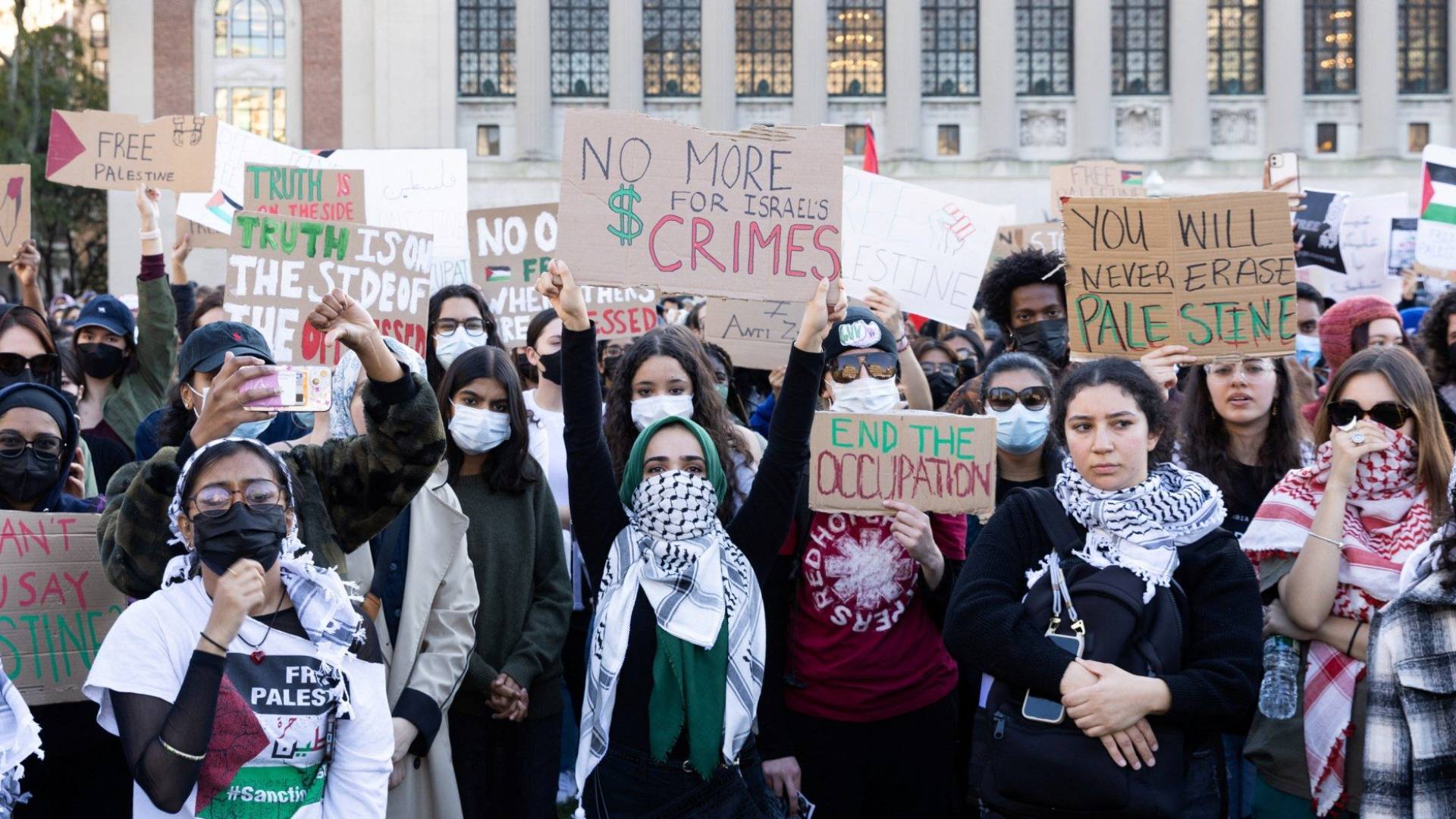 مظاهرات مؤيدة لفلسطين في الولايات المتحدة