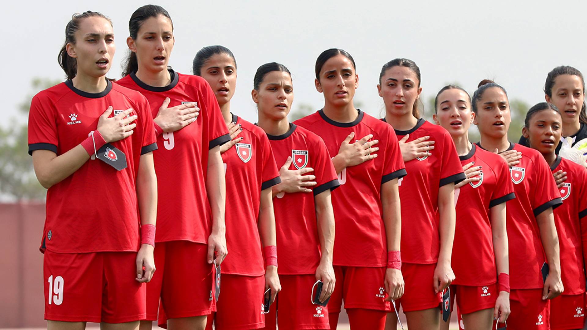 لاعبات المنتخب الوطني