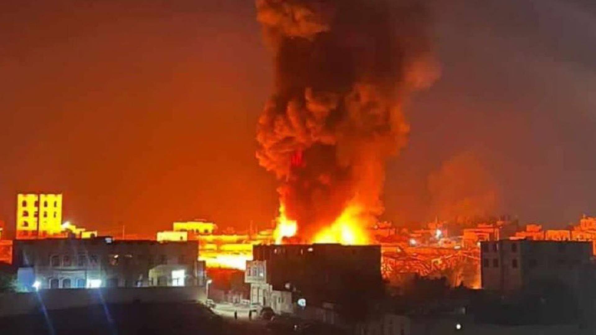 القصف على اليمن