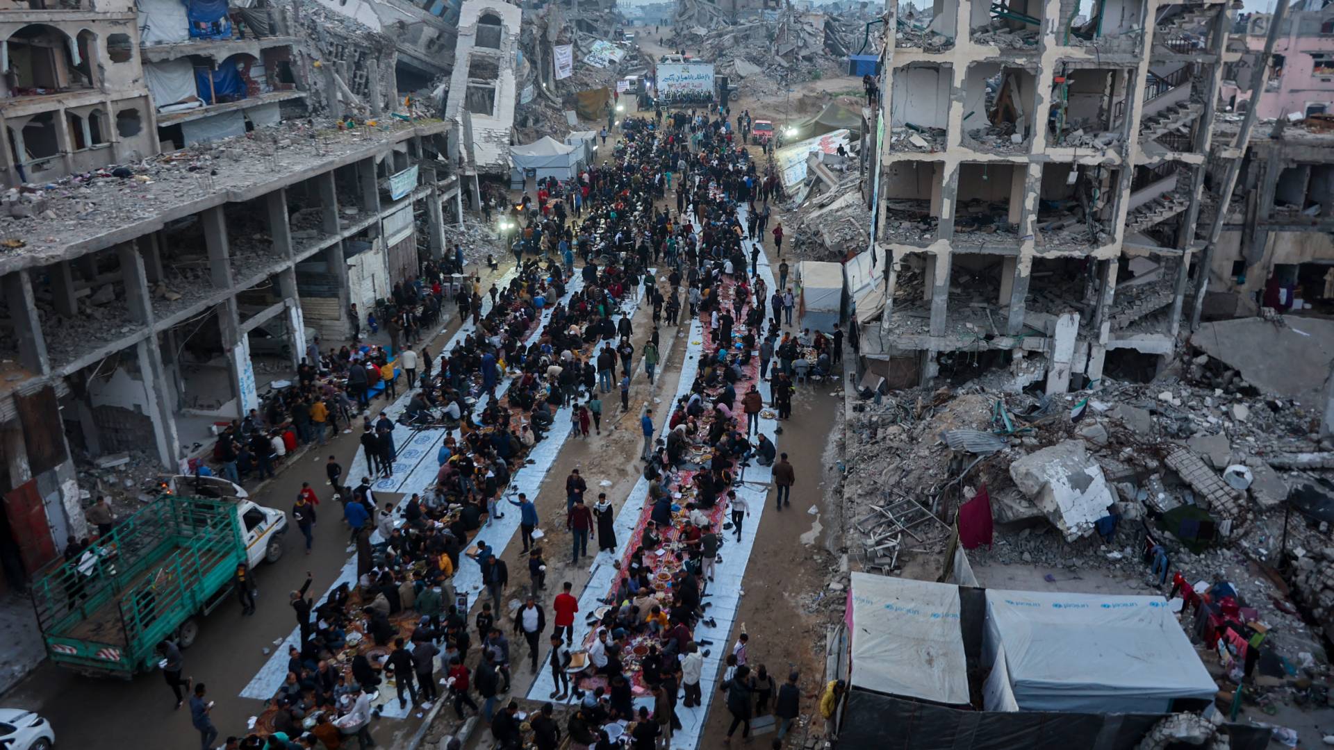 إفطار في قطاع غزة