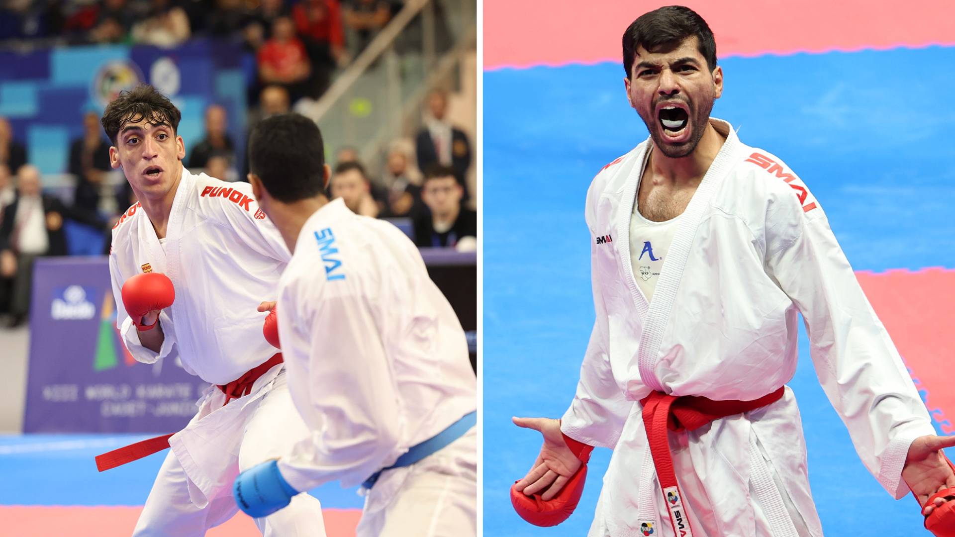 فضيتان للجعفري والمصاطفة بالدوري العالمي للكراتيه