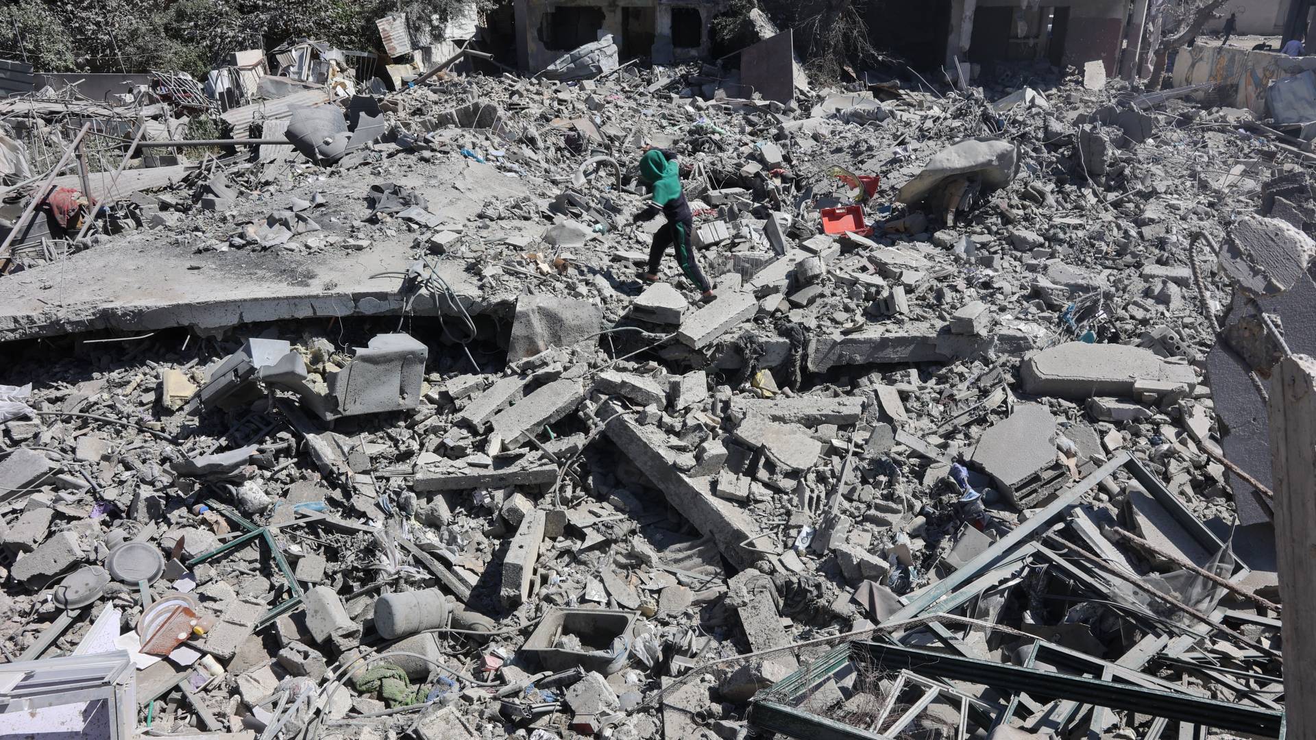 جانب من الدمار الذي خلفه الاحتلال في قطاع غزة