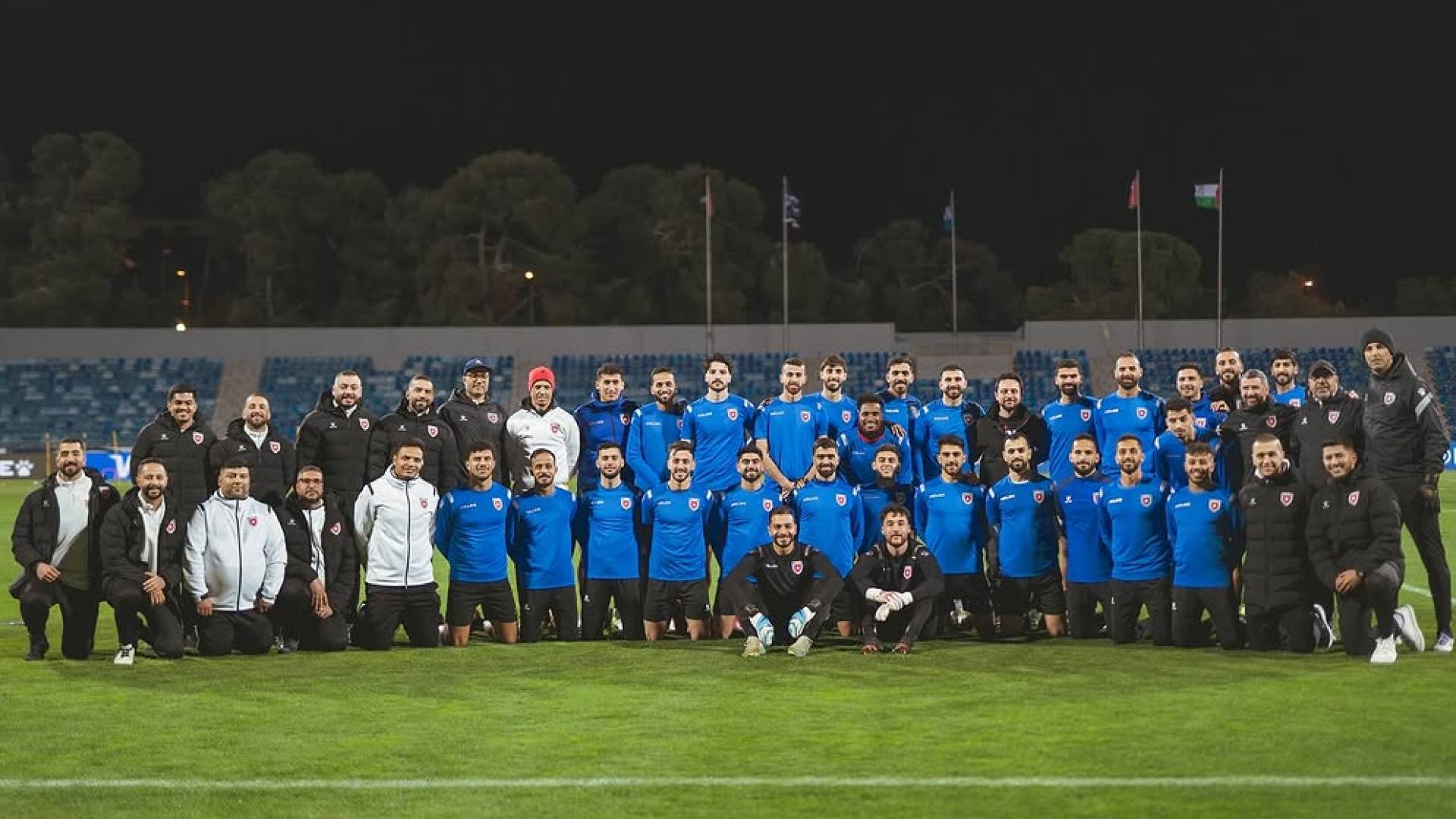 ولي العهد مع منتخب النشامى