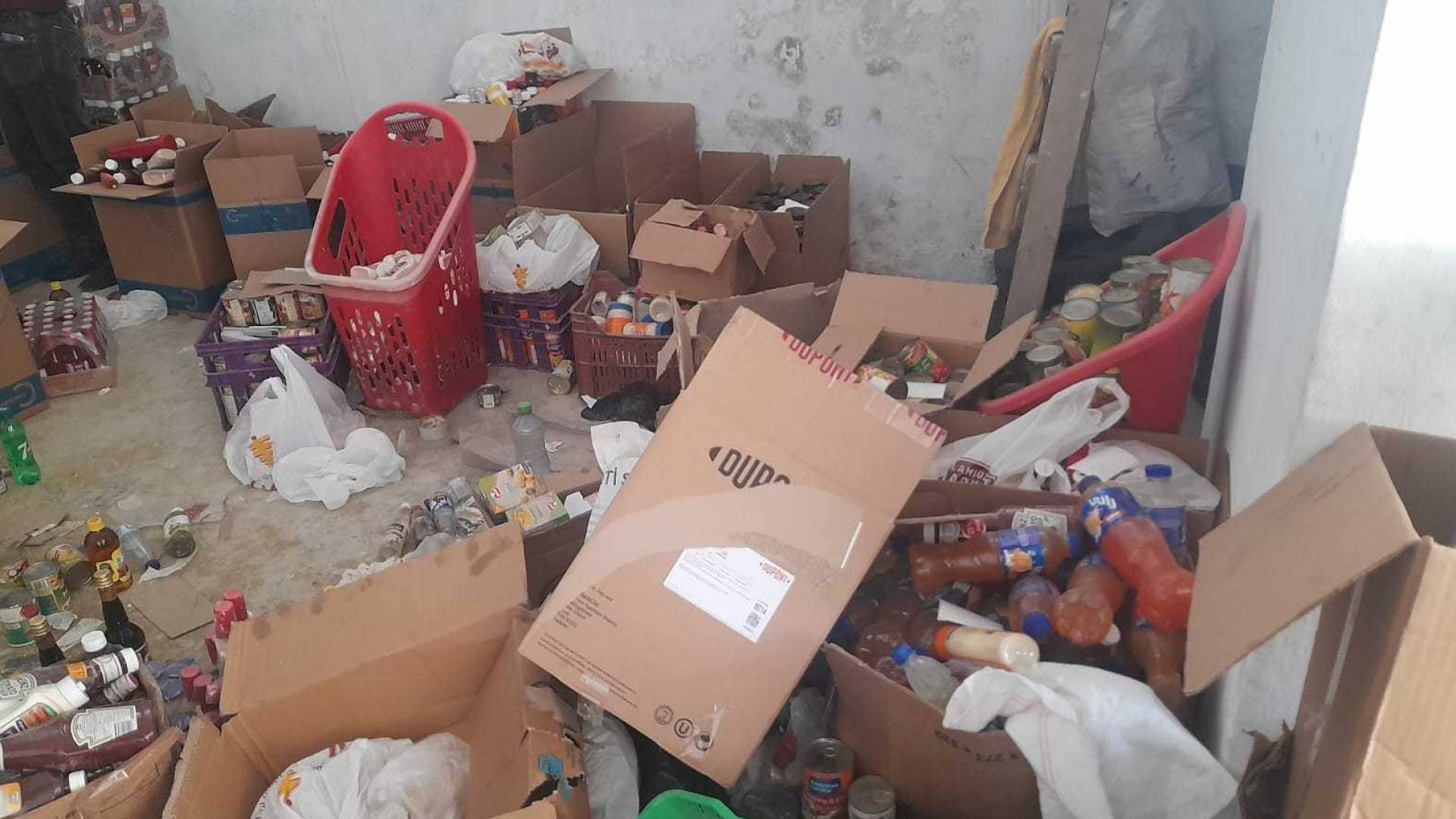 إتلاف مواد غذائية