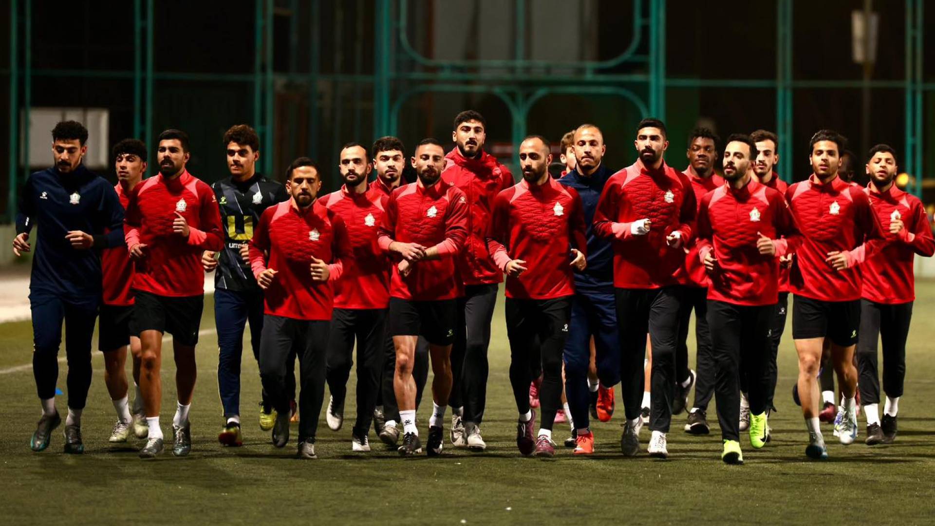 من تدريبات فريق الوحدات