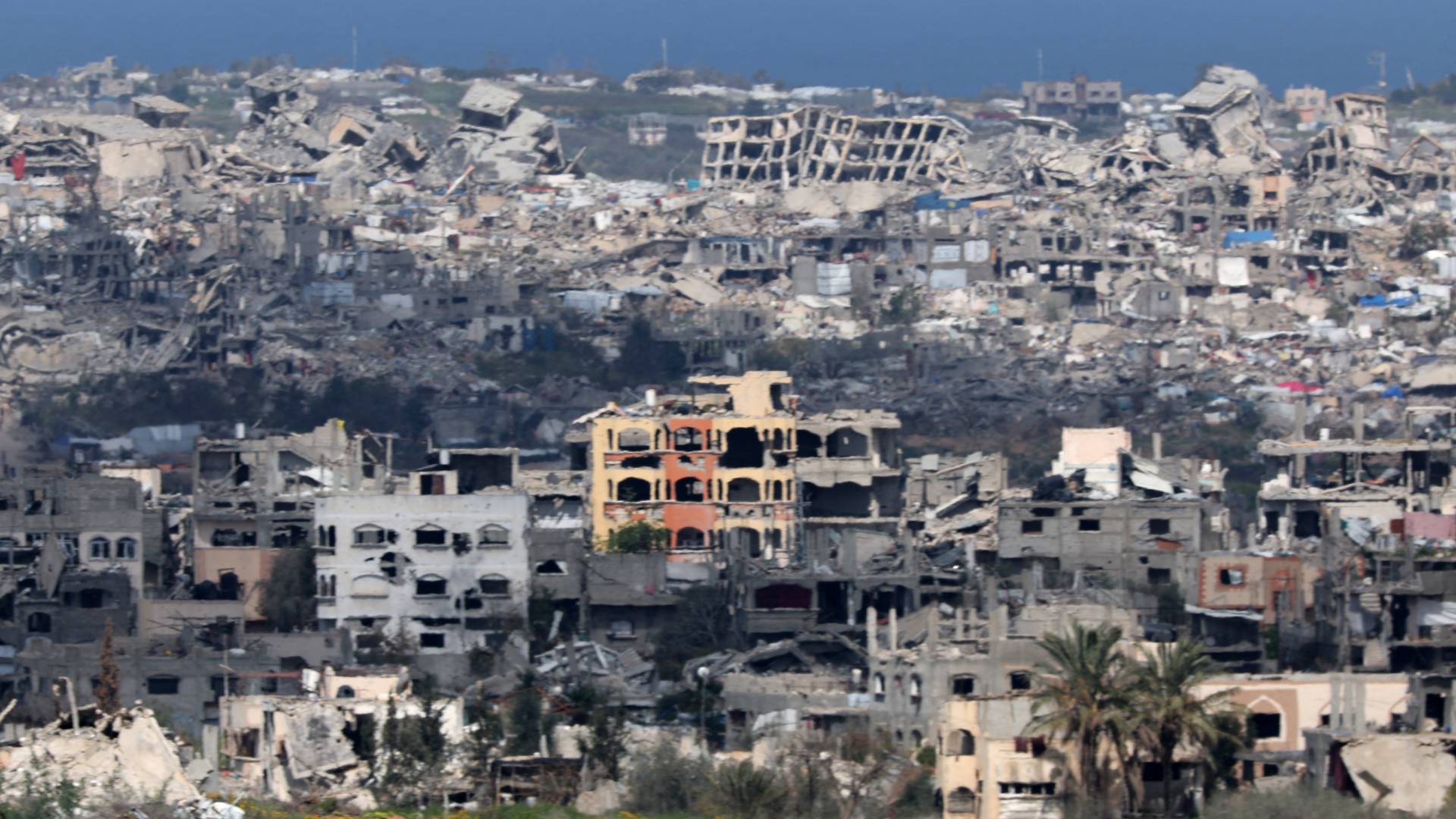 آثار الدمار في قطاع غزة