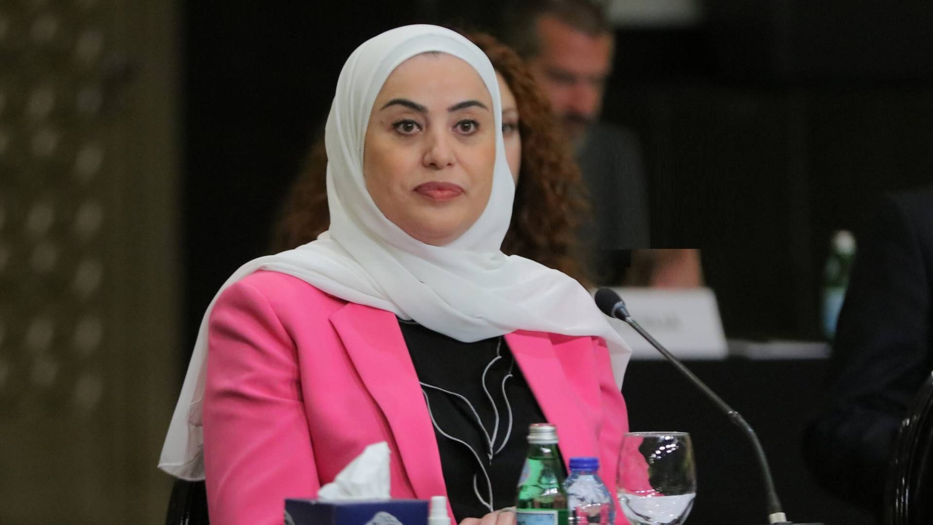 وزيرة التنمية الاجتماعية وفاء بني مصطفى