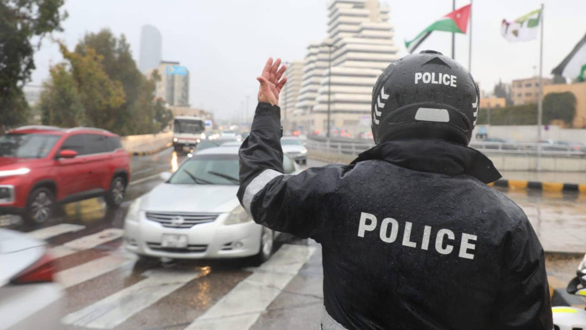 شرطي سير في العاصمة عمان