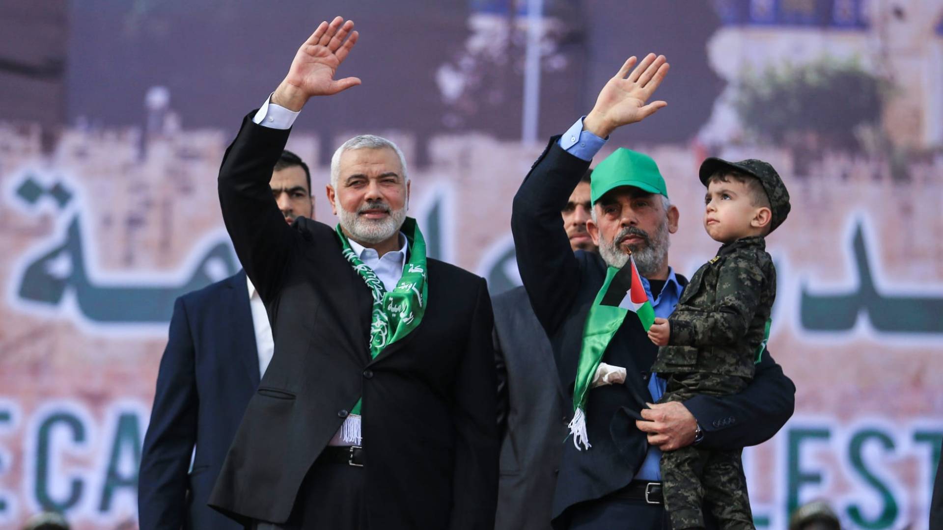 الشهيدان إسماعيل هنية ويحيى السنوار