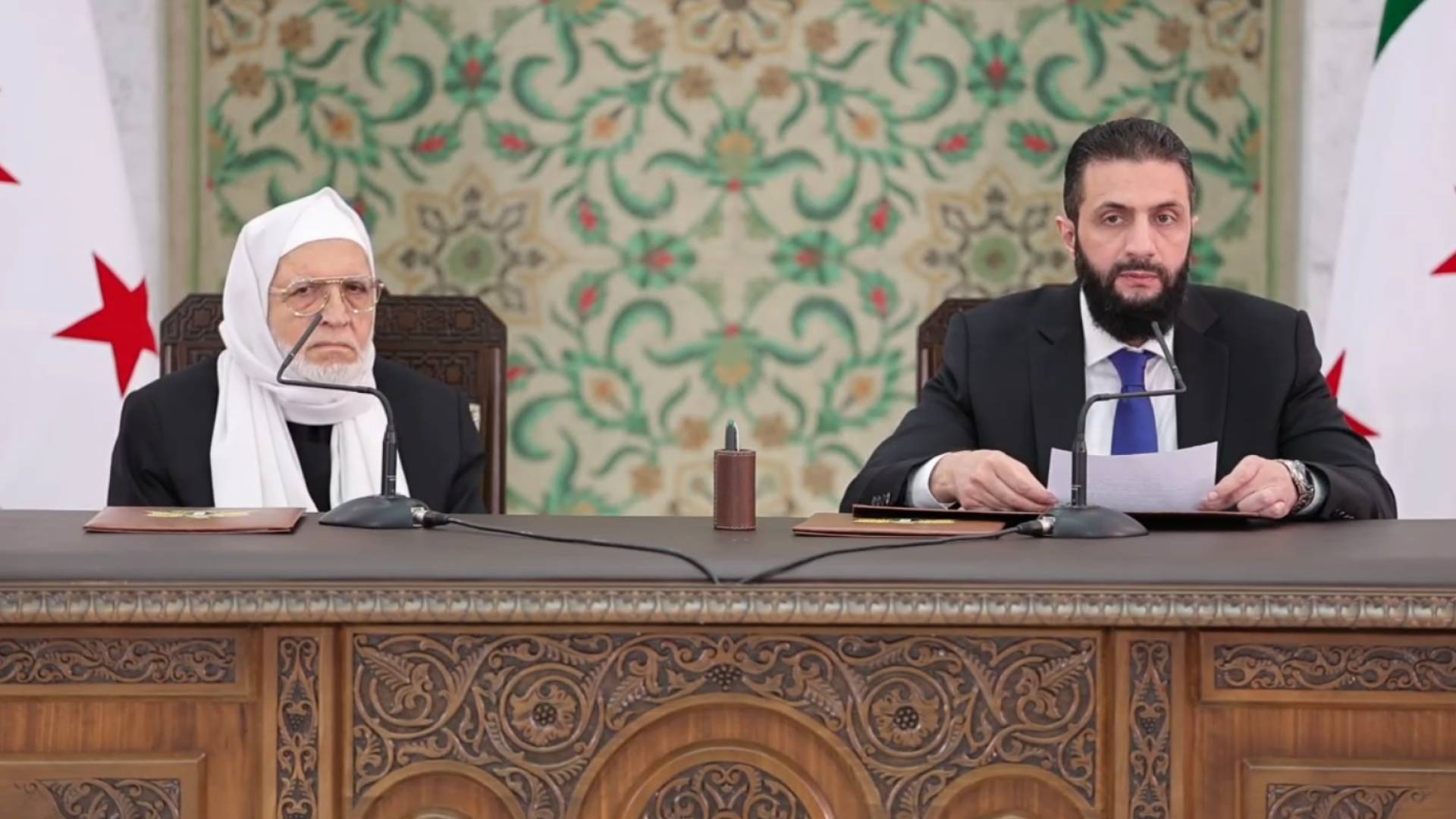 الرئيس السوري أحمد الشرع