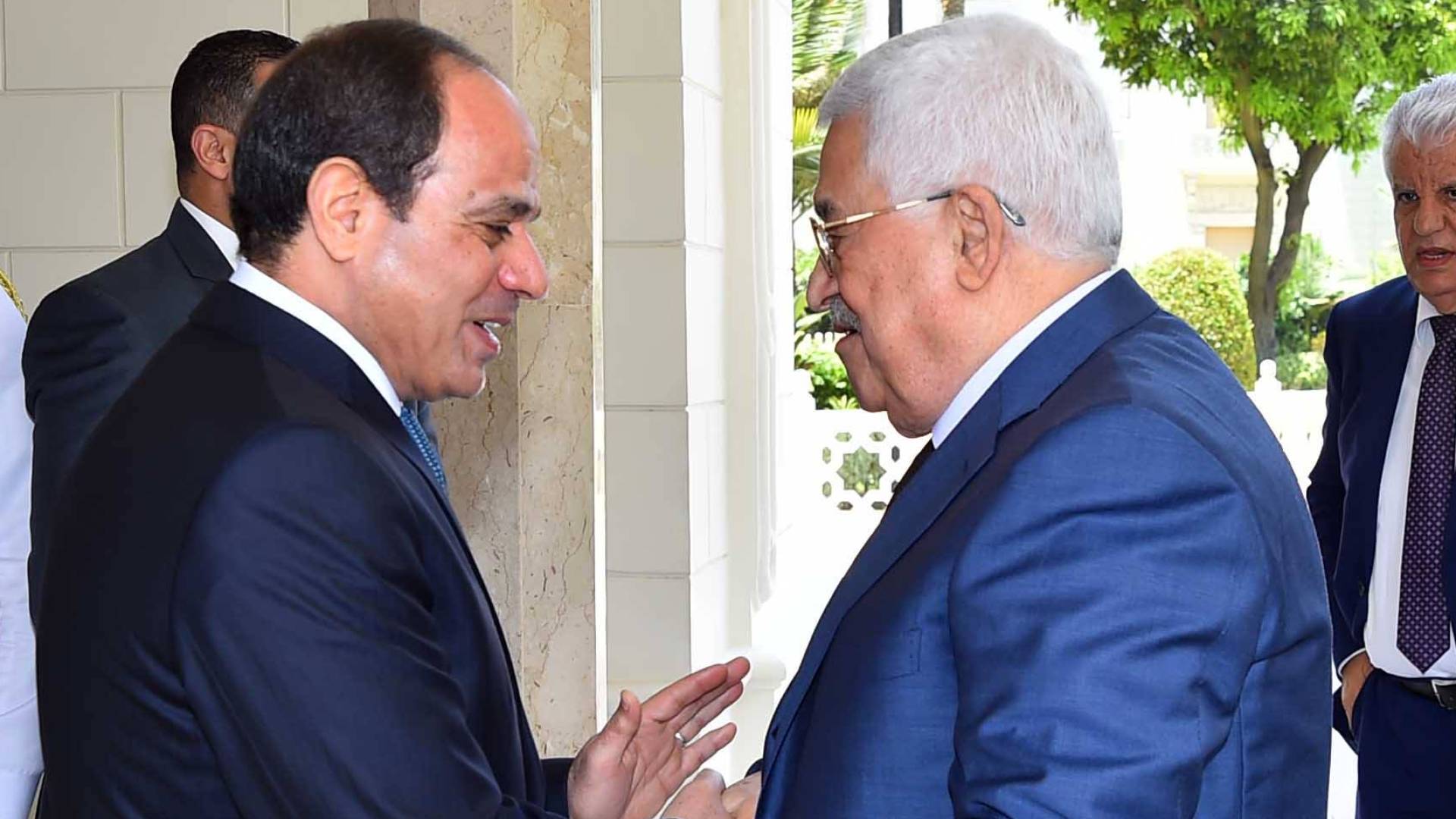 الرئيس الفلسطيني و السيسي