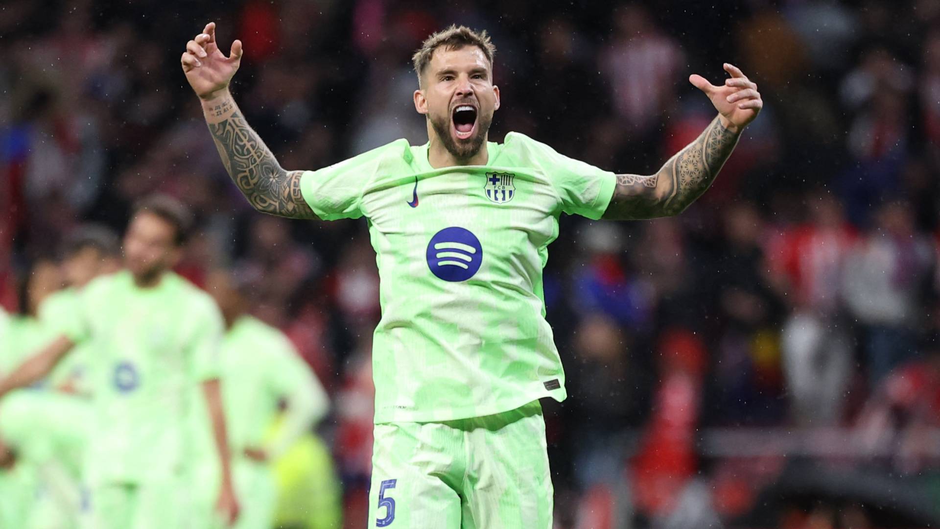 برشلونة يضرب موعدا مع ريال مدريد في نهائي كأس الملك