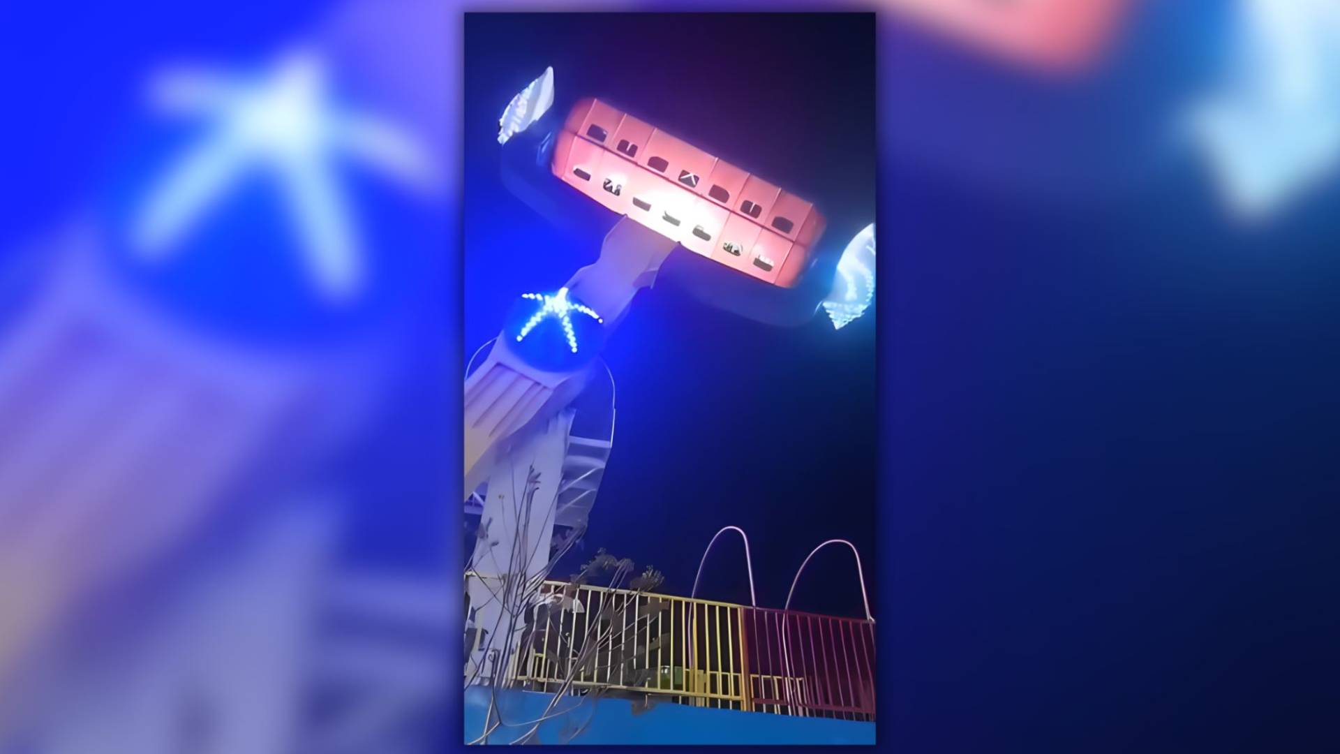 تعطل لعبة في إحدى الملاهي بعمان