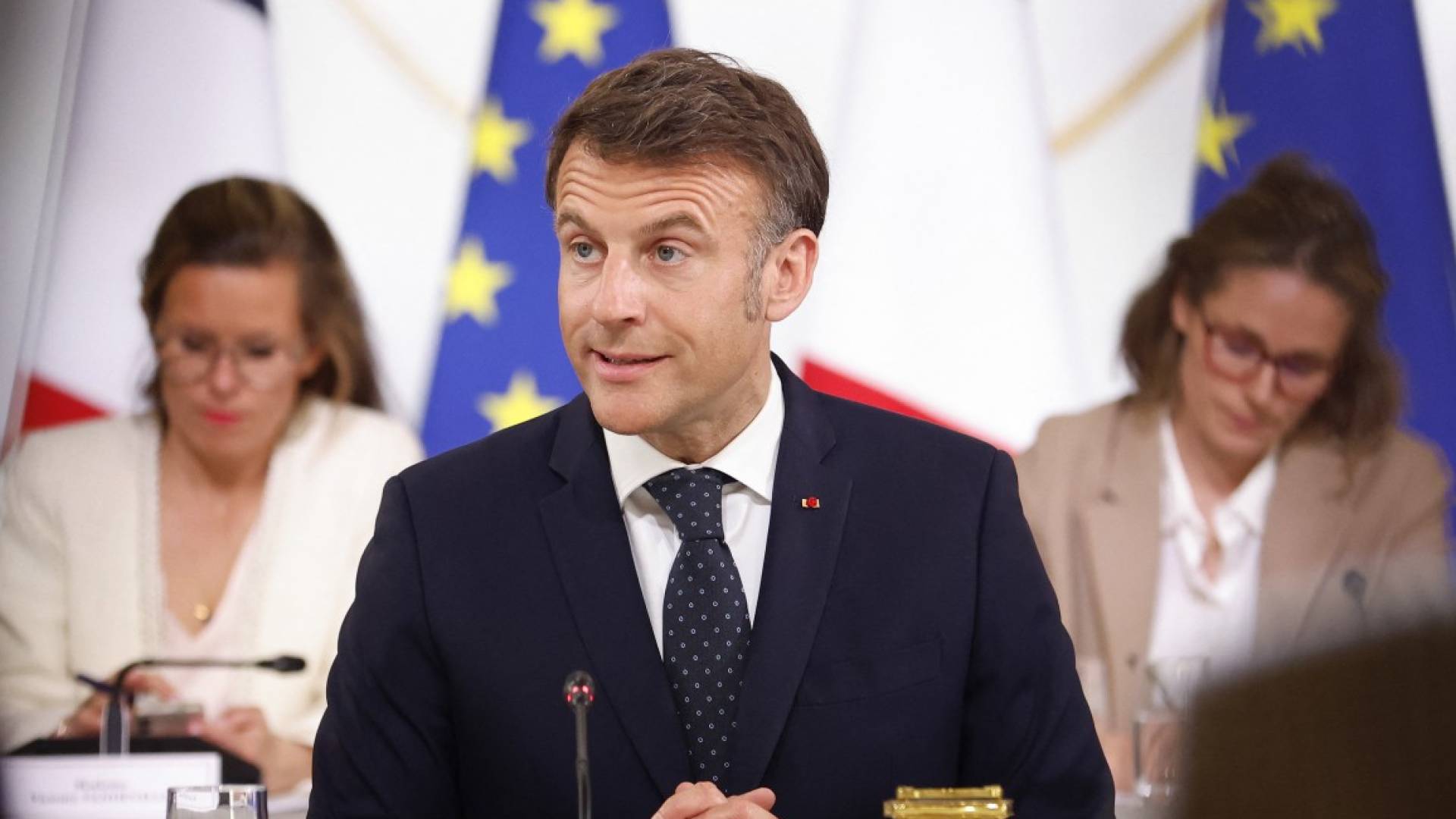 الرئيس الفرنسي إيمانويل ماكرون