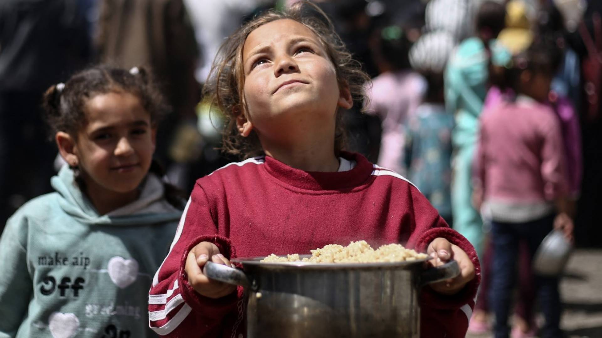 أطفال فلسطينيين في قطاع غزة