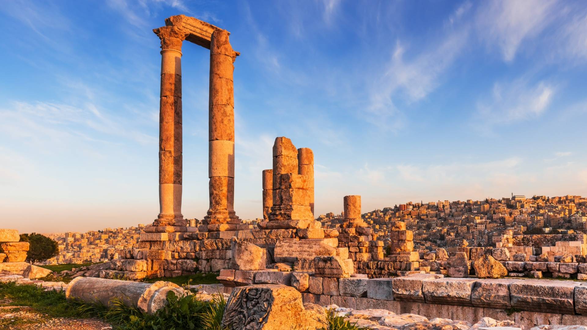 جبل القلعة في العاصمة عمان