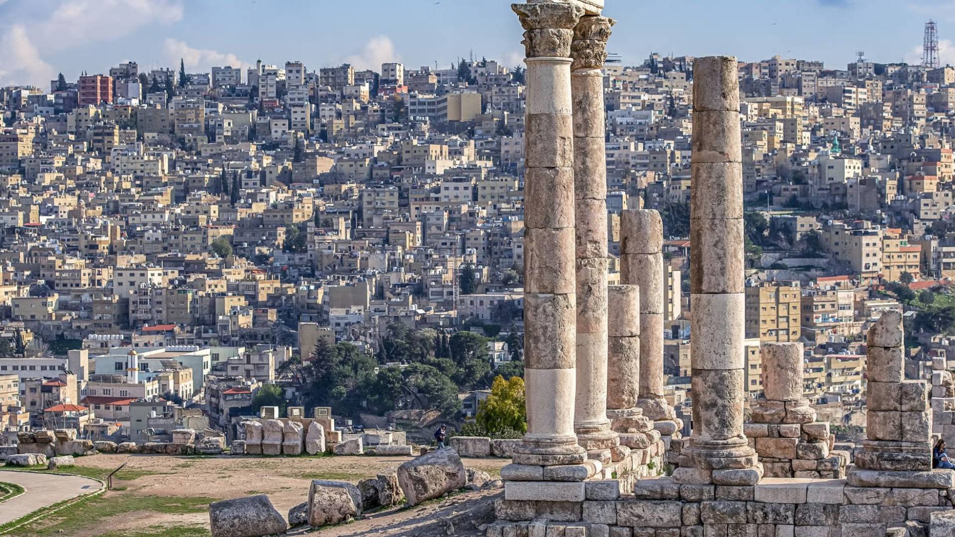 لقطة عامة للعاصمة عمان