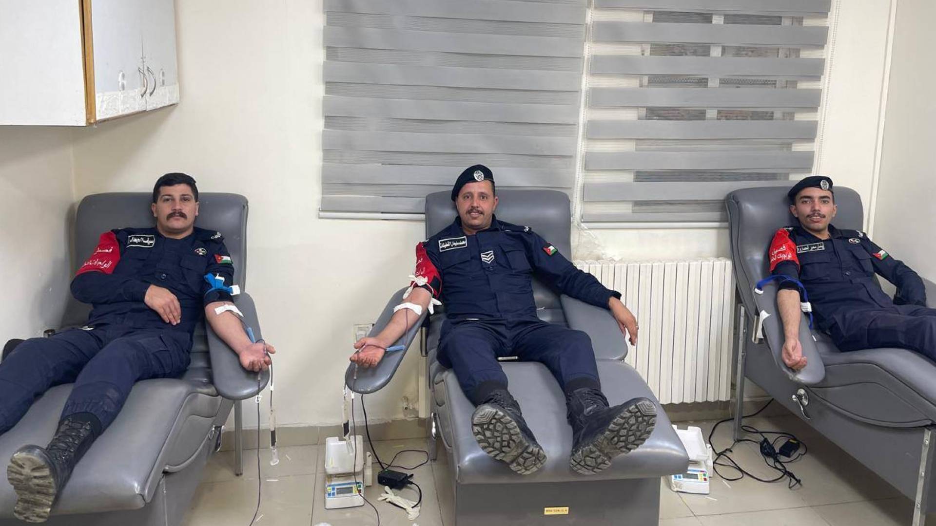 مرتبات الأمن العام خلال التبرع بالدماء