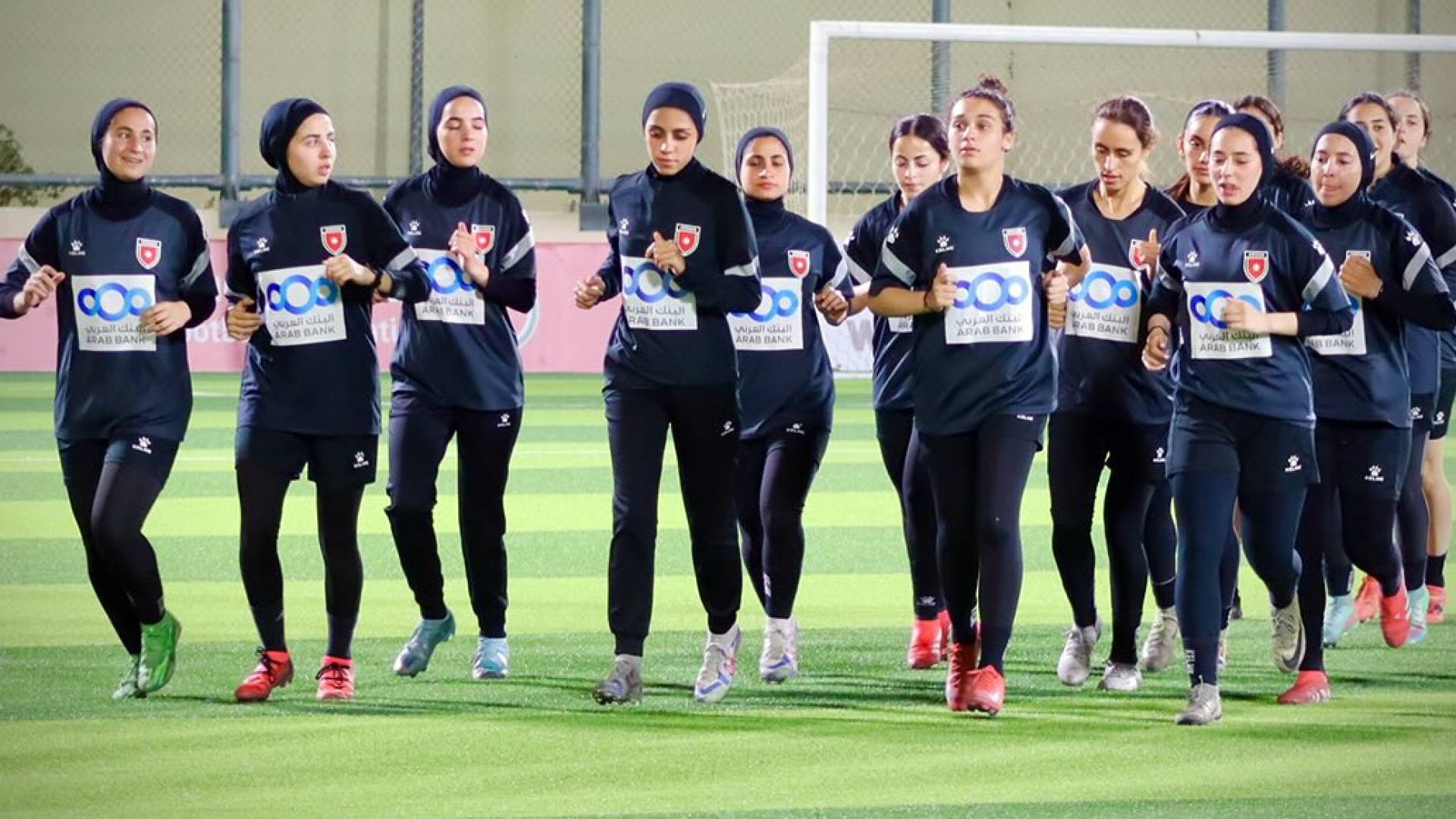 من التدريب الأخير للمنتخب الوطني