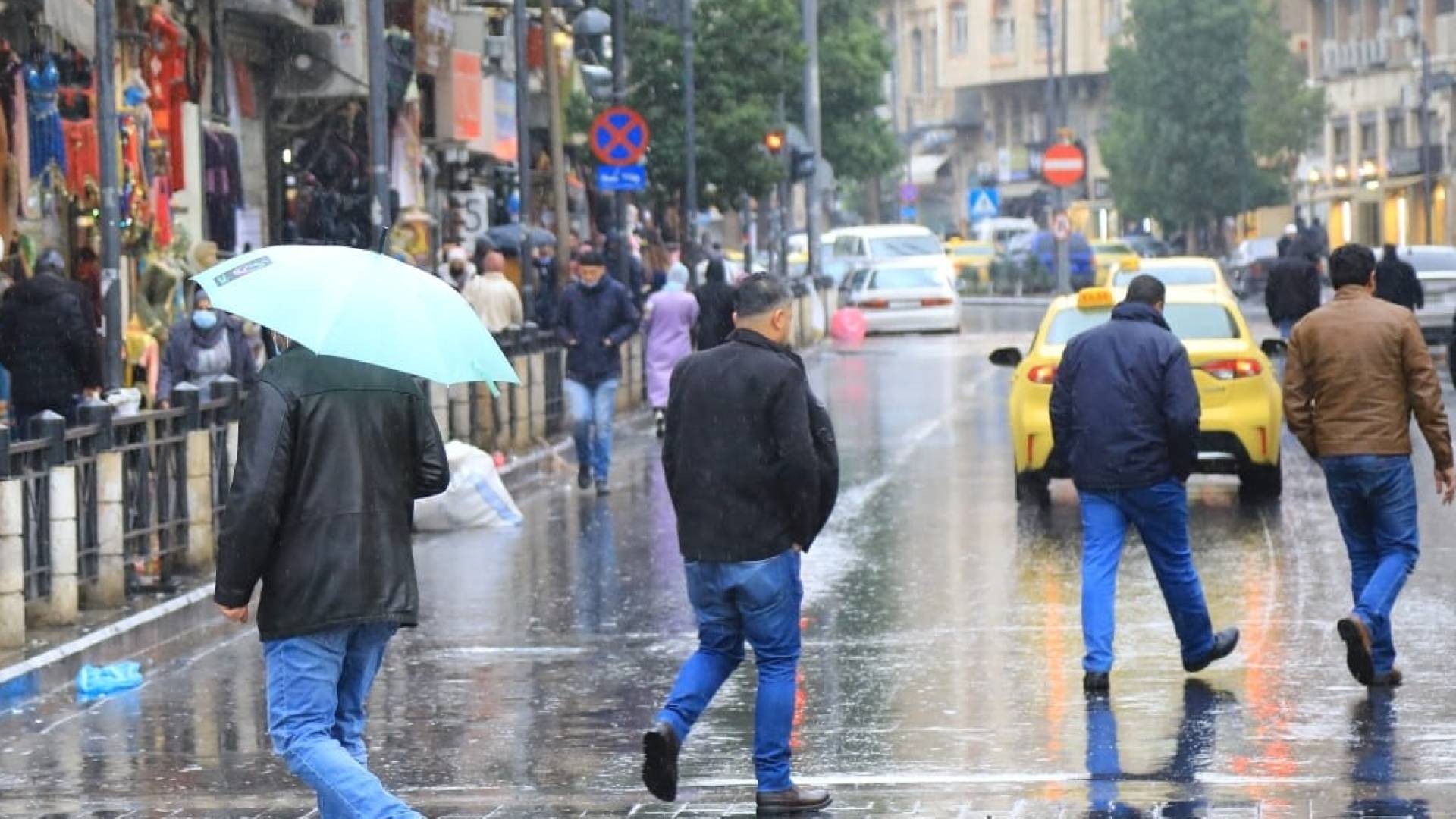 أمطار في الأردن - أرشيفية