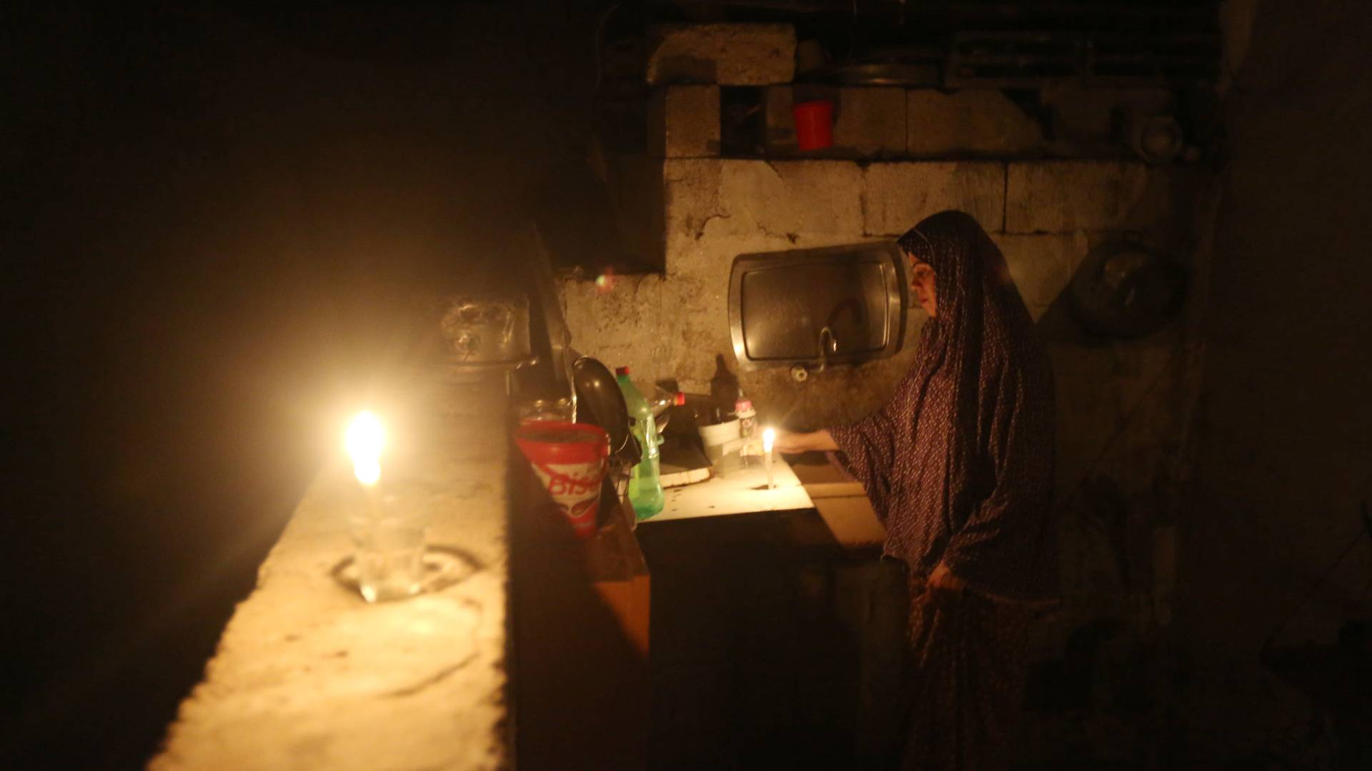 قطاع غزة بدون كهرباء