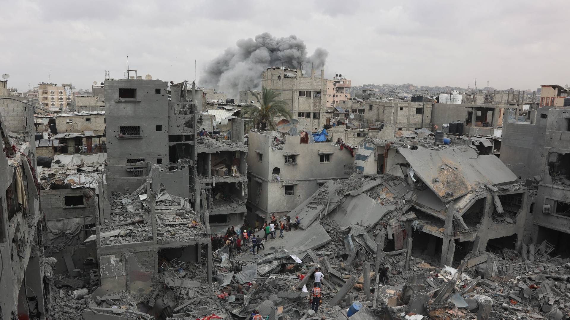 آثار الدمار في قطاع غزة