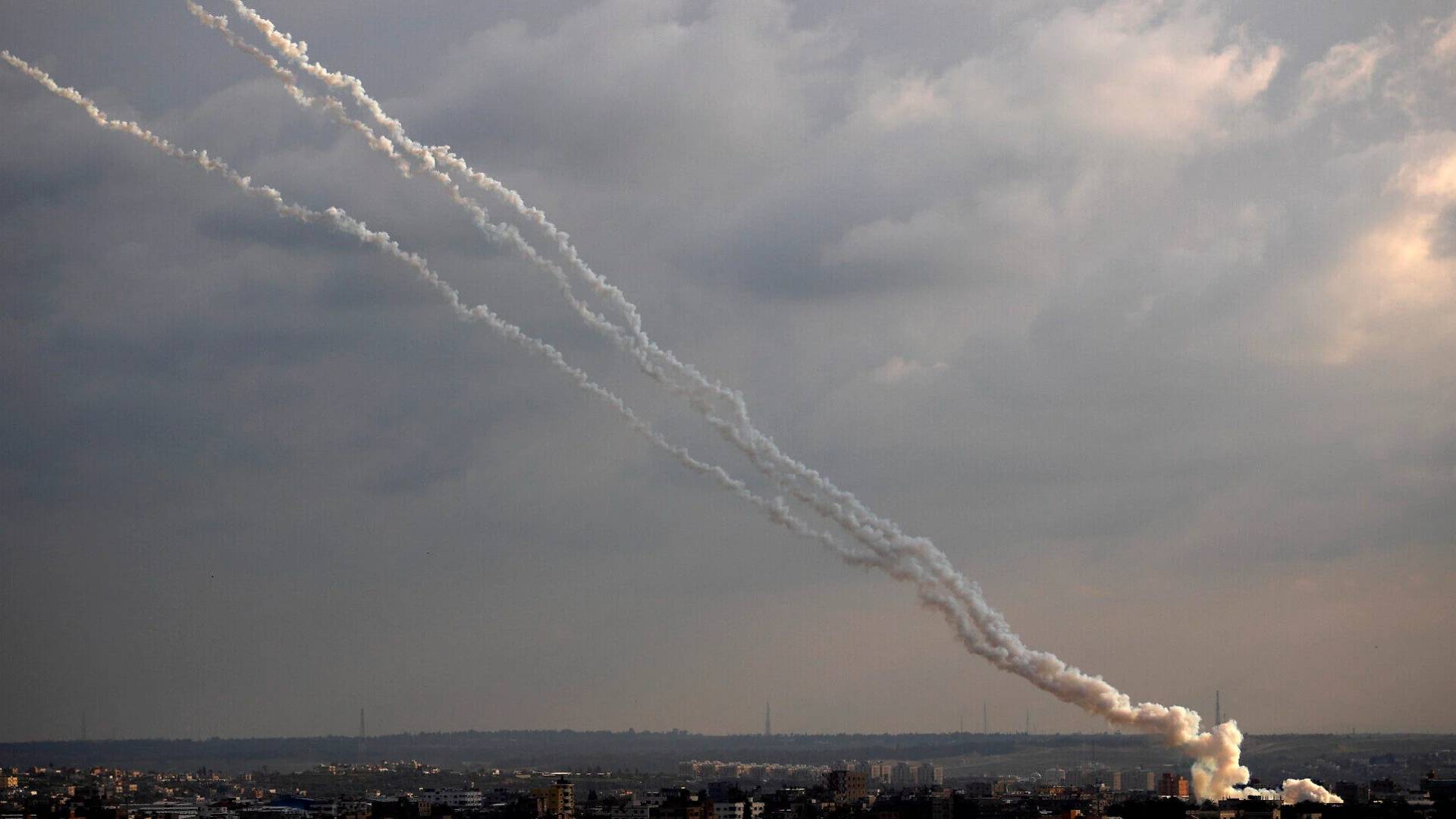 إطلاق صواريخ من قطاع غزة - أرشيفية