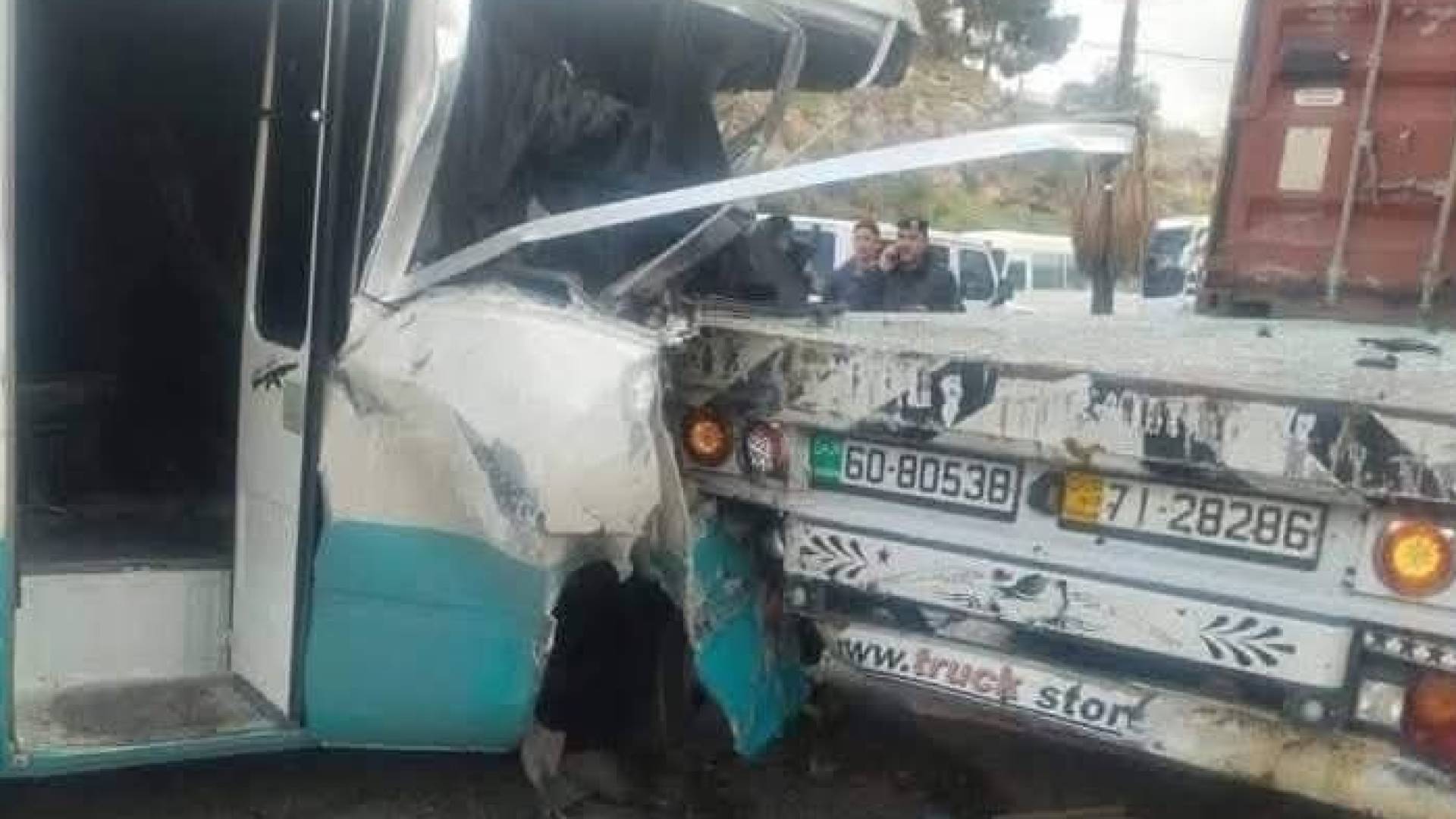 مشهد من الحادث