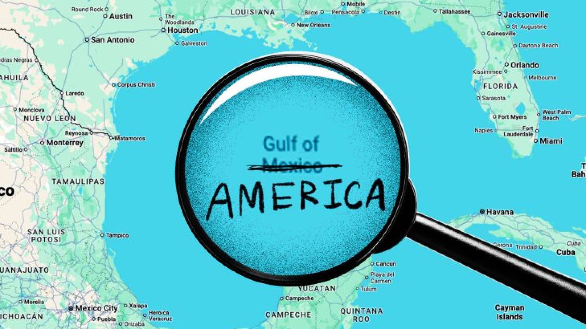 تغيير مسمى خليج المكسيك