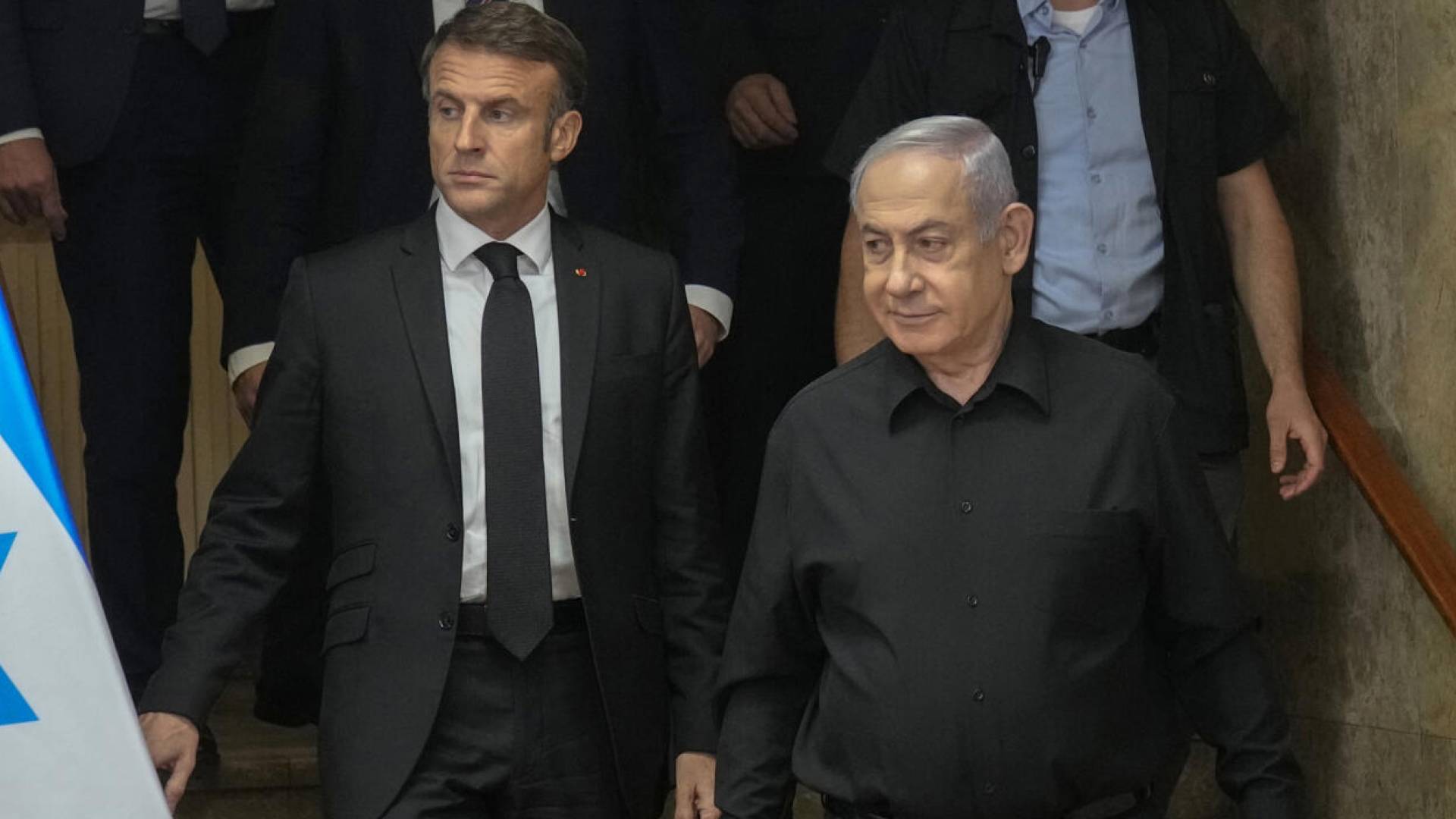نتنياهو وماكرون