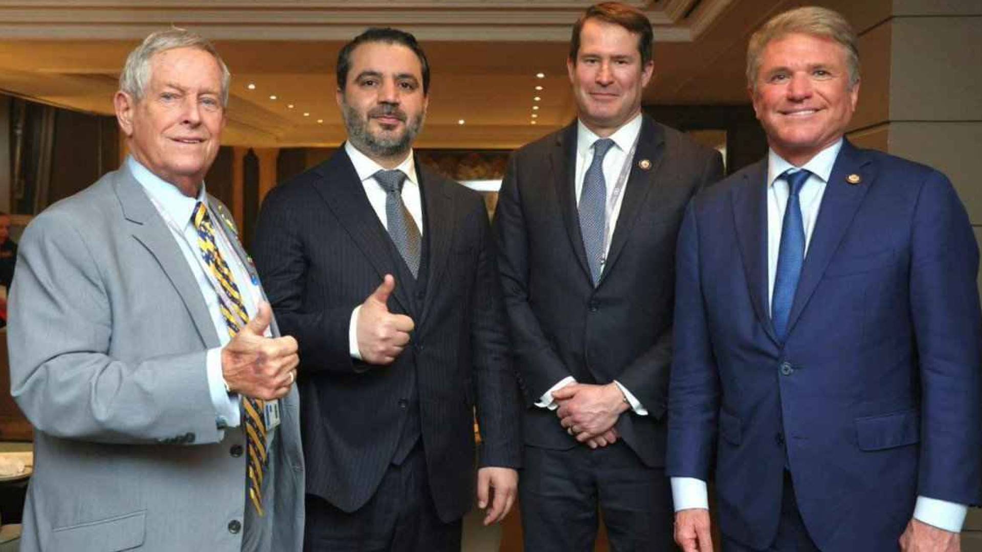 الشيباني يبحث مع عضو كونغرس أمريكي سبل التعاون ورفع العقوبات