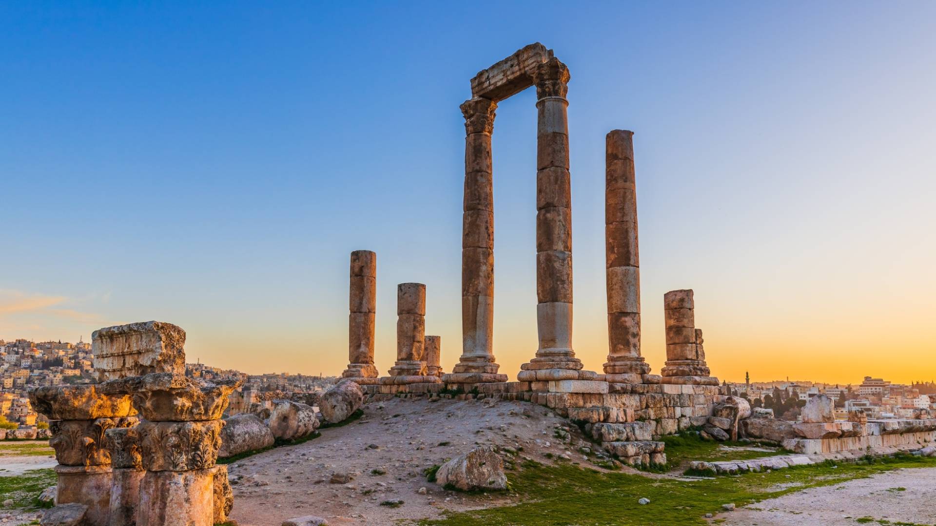 جبل القلعة في العاصمة عمان "أرشيفية"