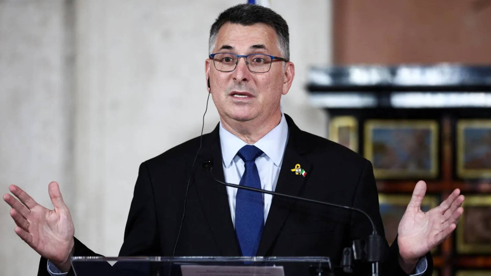 وزير خارجية الاحتلال جدعون ساعر