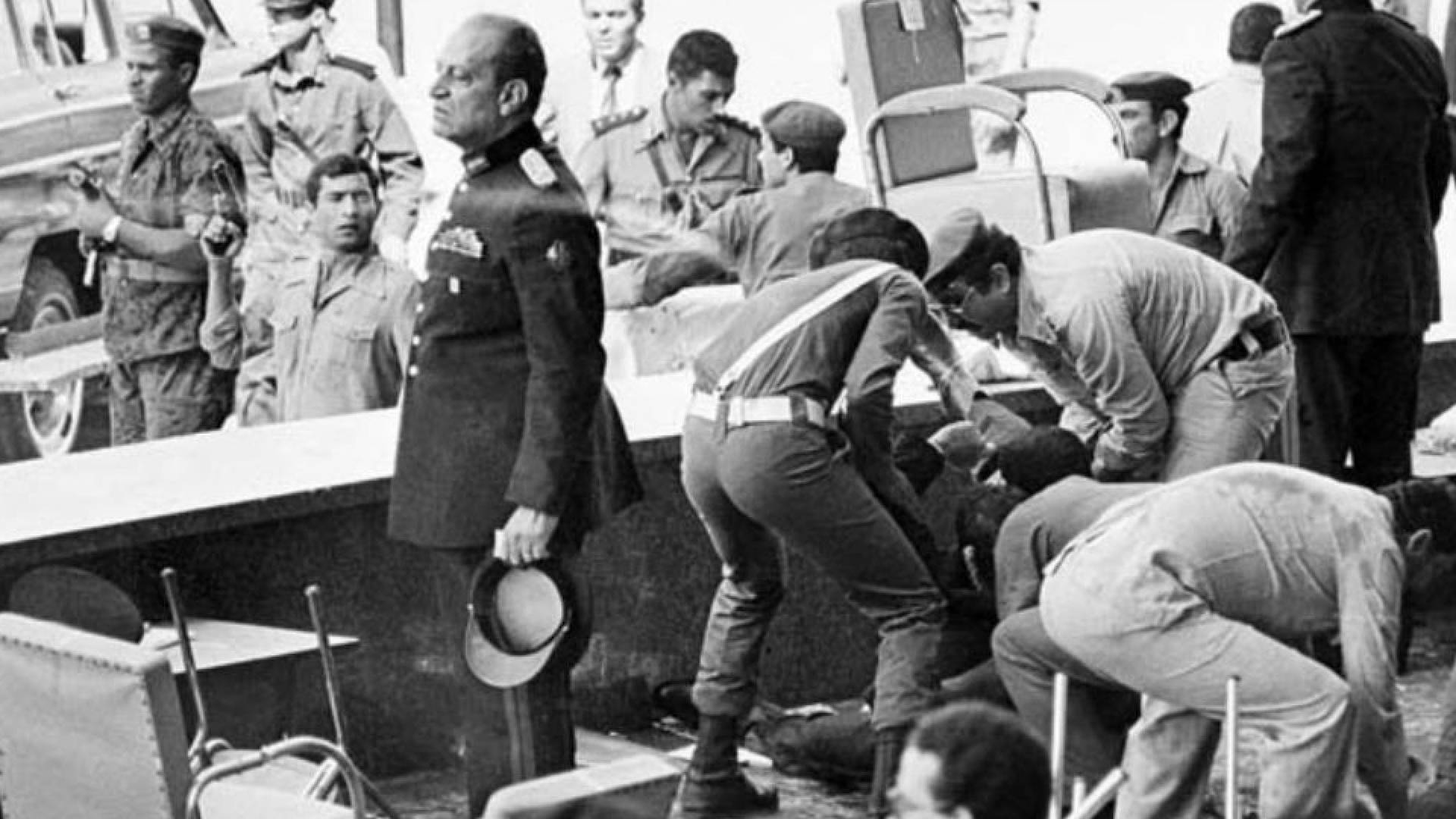 لحظة اغتيال الرئيس المصري الراحل أنور السادات