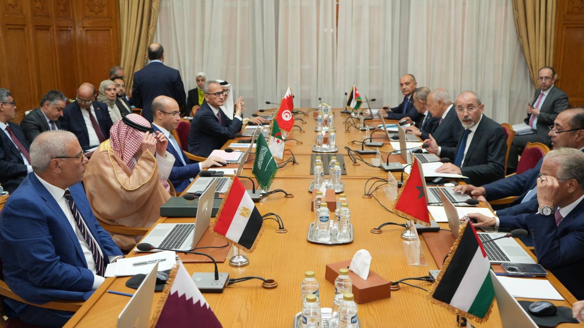 البيان الختامي لأعمال الاجتماع التاسع للجنة الوزارية العربية بشأن مواجهة الإجراءات غير القانونية بالقدس