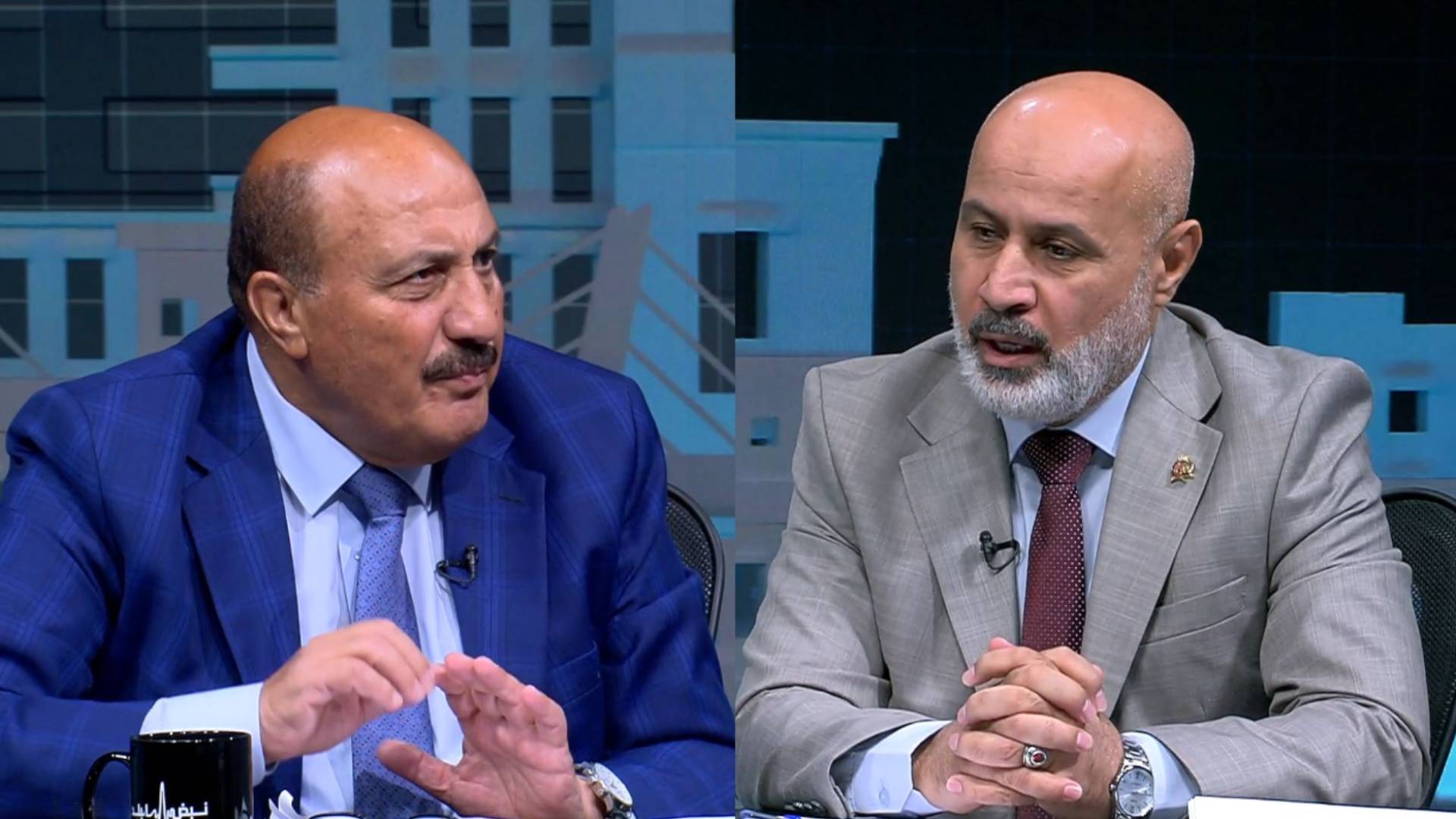 عضو مجلس الأعيان د. غازي ذنيبات (يسارا)، الخبير القانوني محمود الدقور (يمينا)