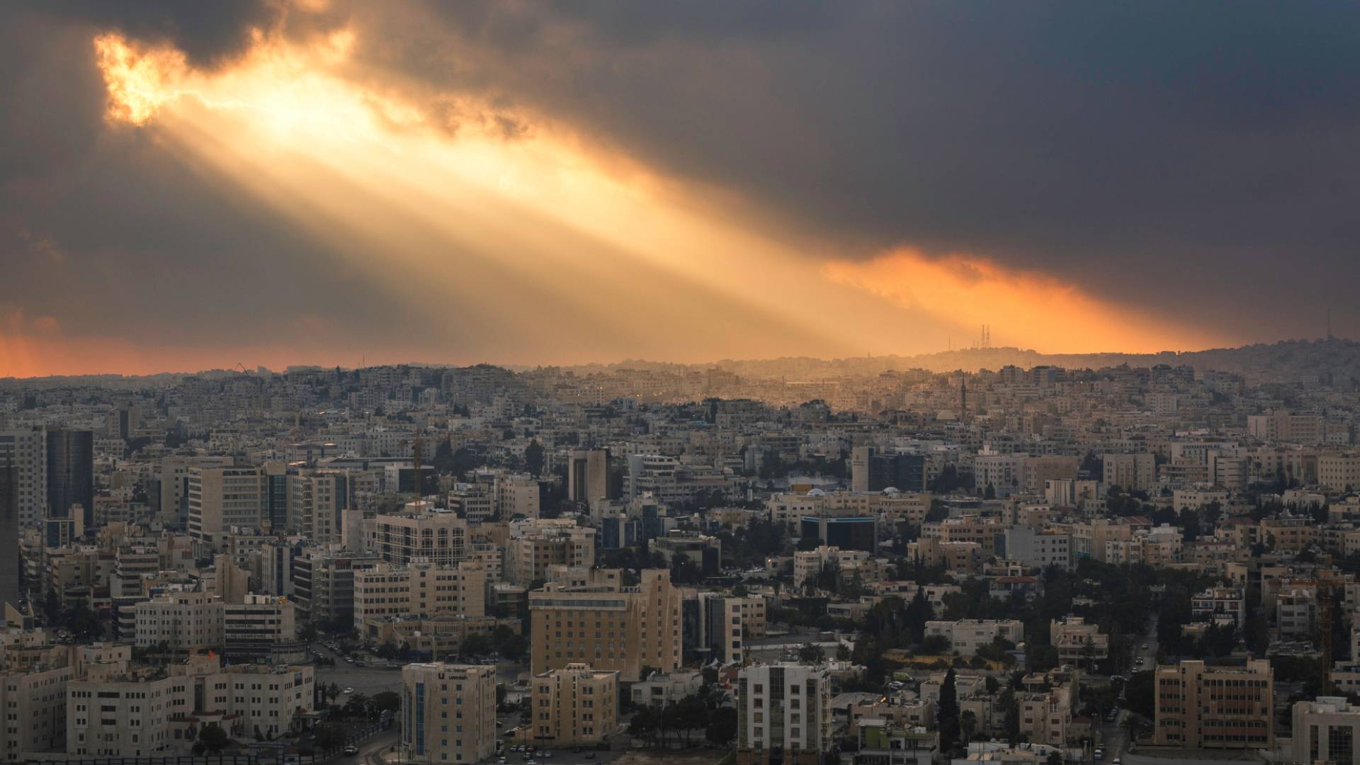 صورة عامة للعاصمة عمان