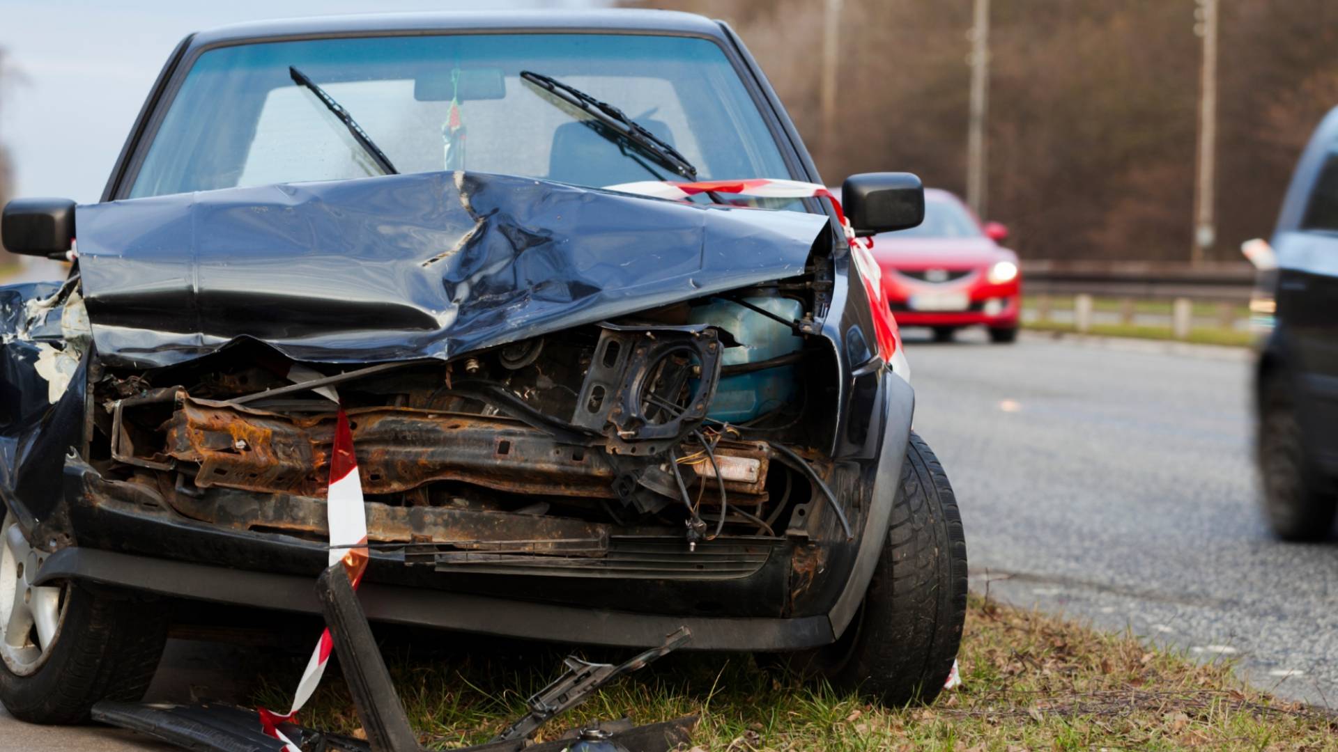 سيارة تعرضت لحادث سير  "تعبيرية"