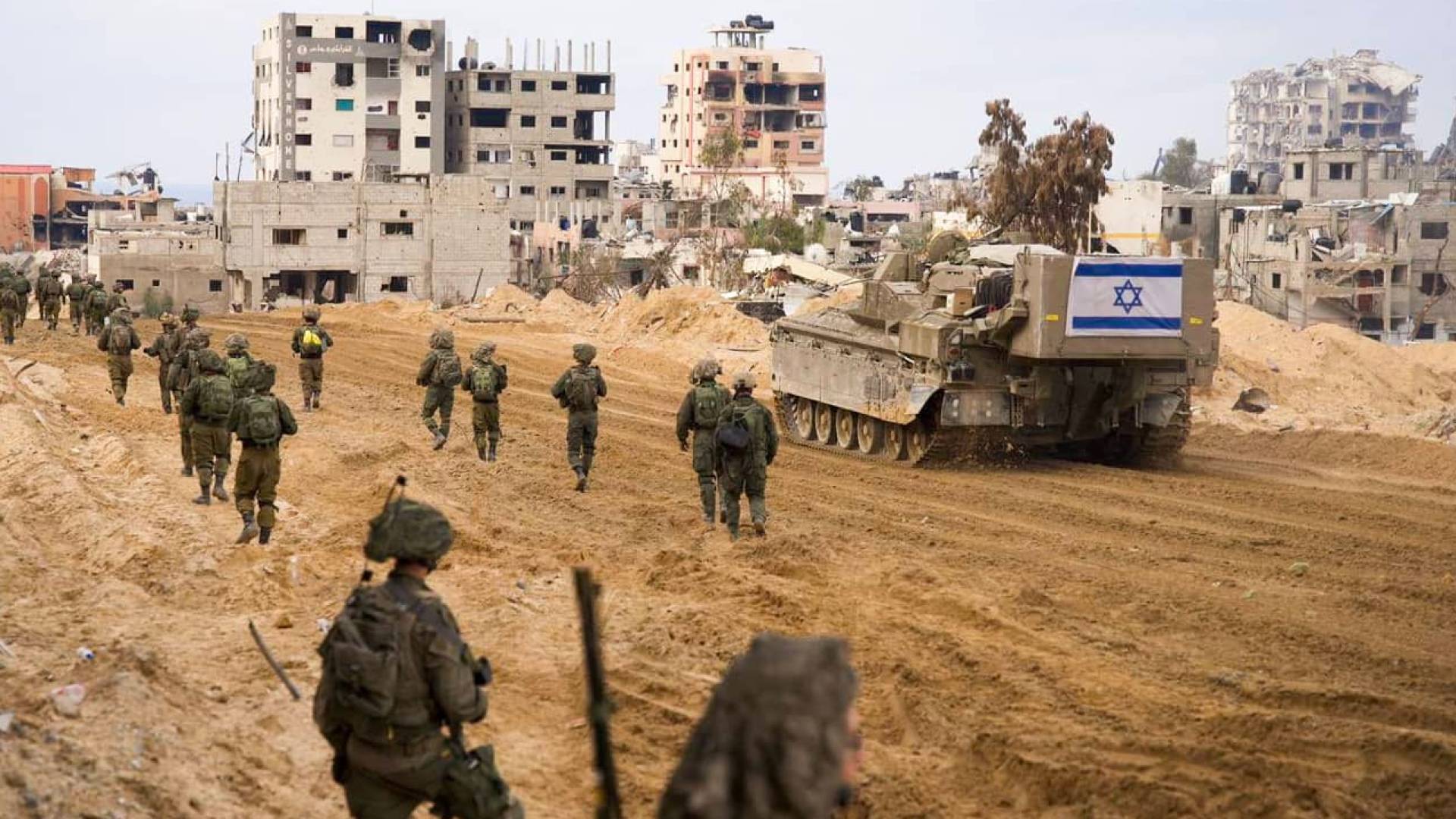 عناصر من جبش الاعتلال في قطاع غزة