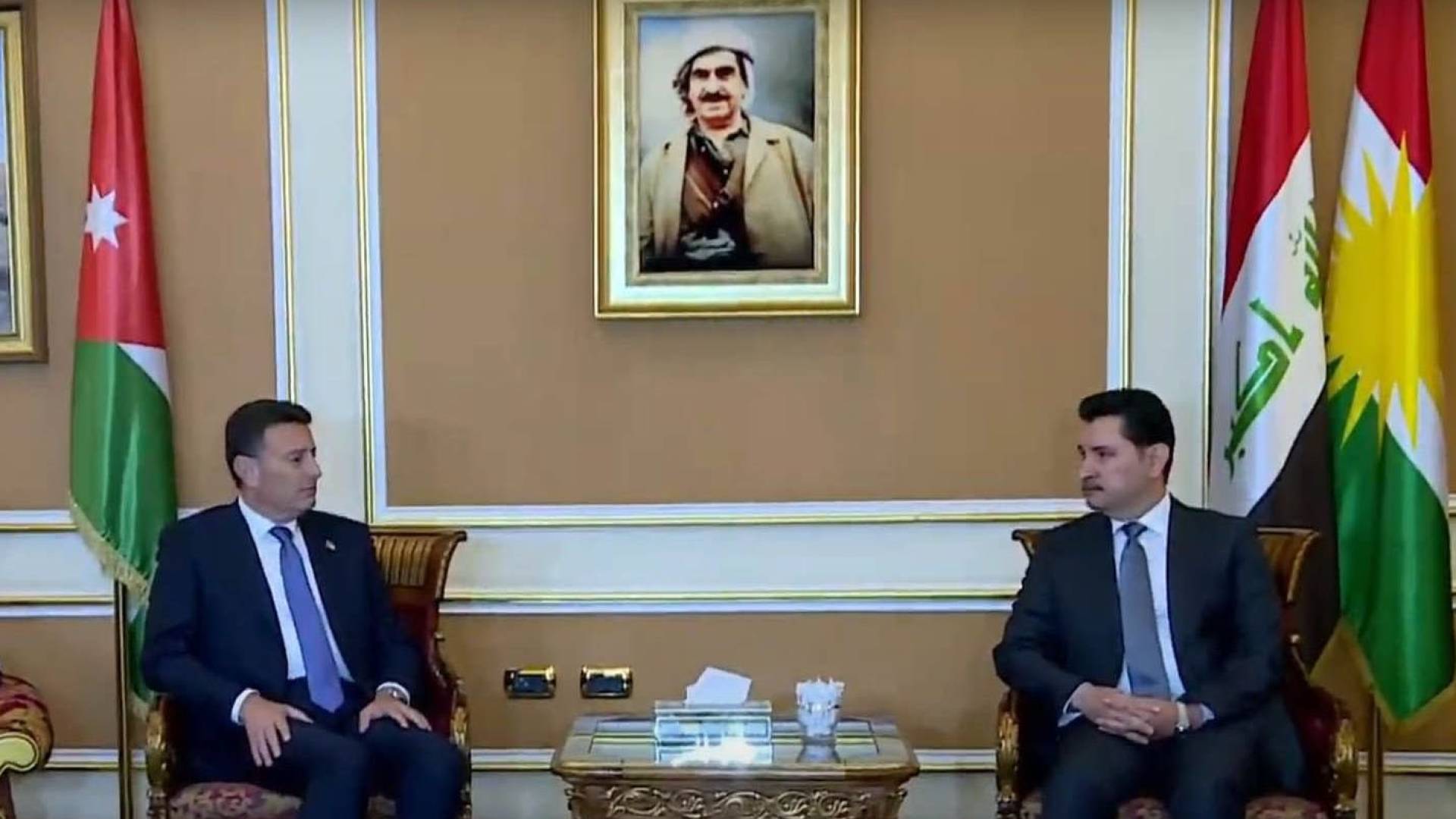 الصفدي يلتقي رئيس مجلس النواب الإتحادي في أربيل