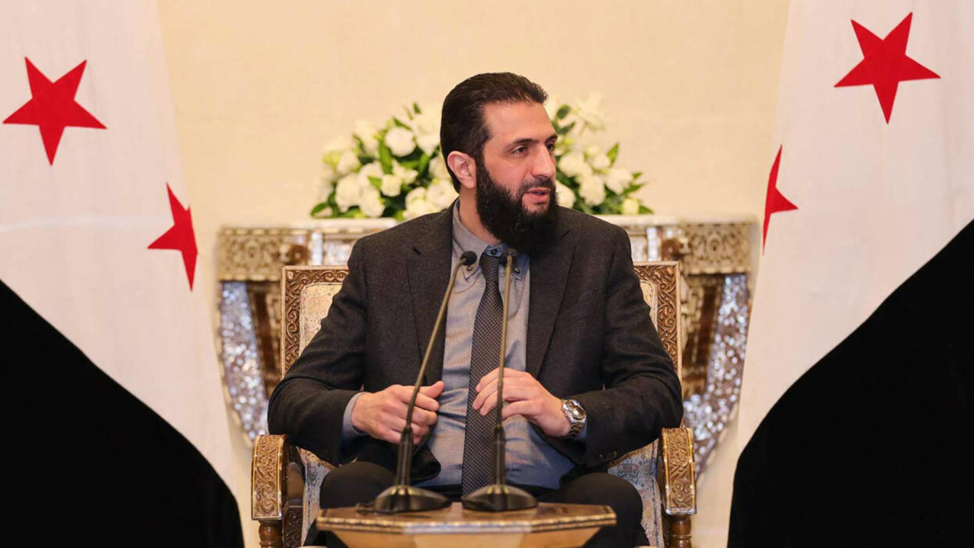 الرئيس السوري أحمد الشرع